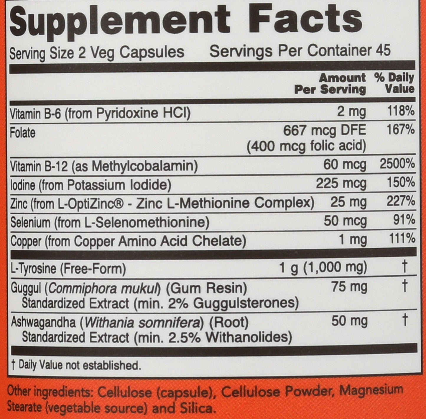 NOW Foods Thyroid Energy Capsule 90 Capsules