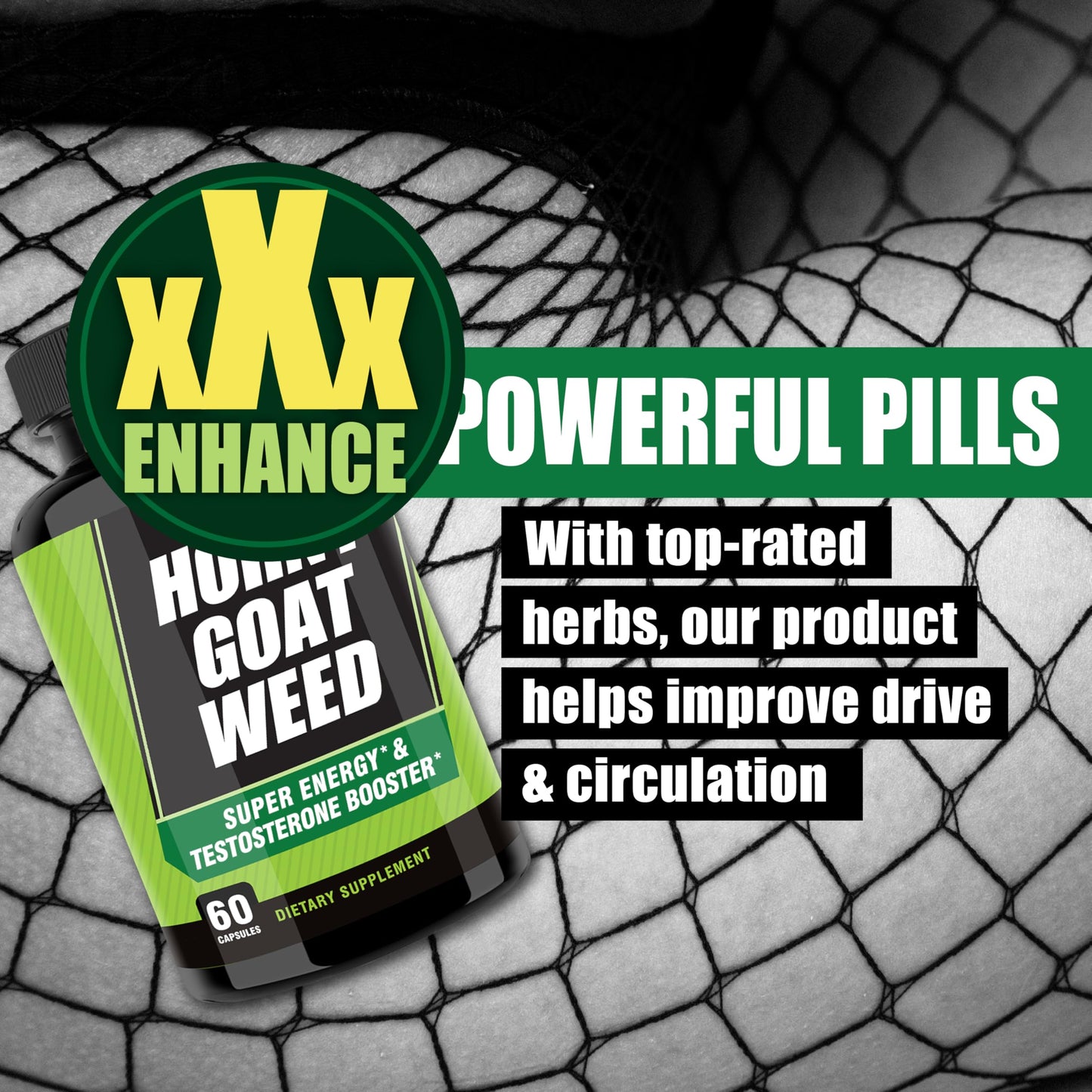 THELABSMENCO Horny Goat Weed for Men Capsule 60 Count