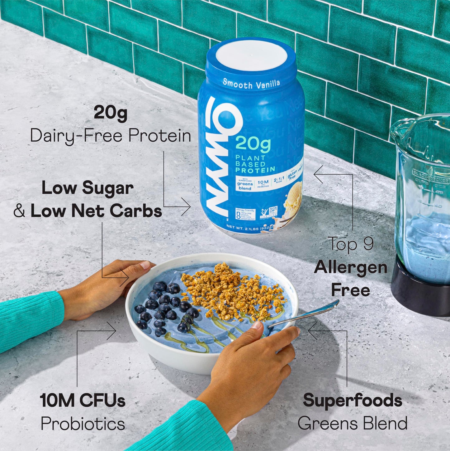 OWYN Only What You Need Vanilla Flavored Protein Powder 33.6 oz