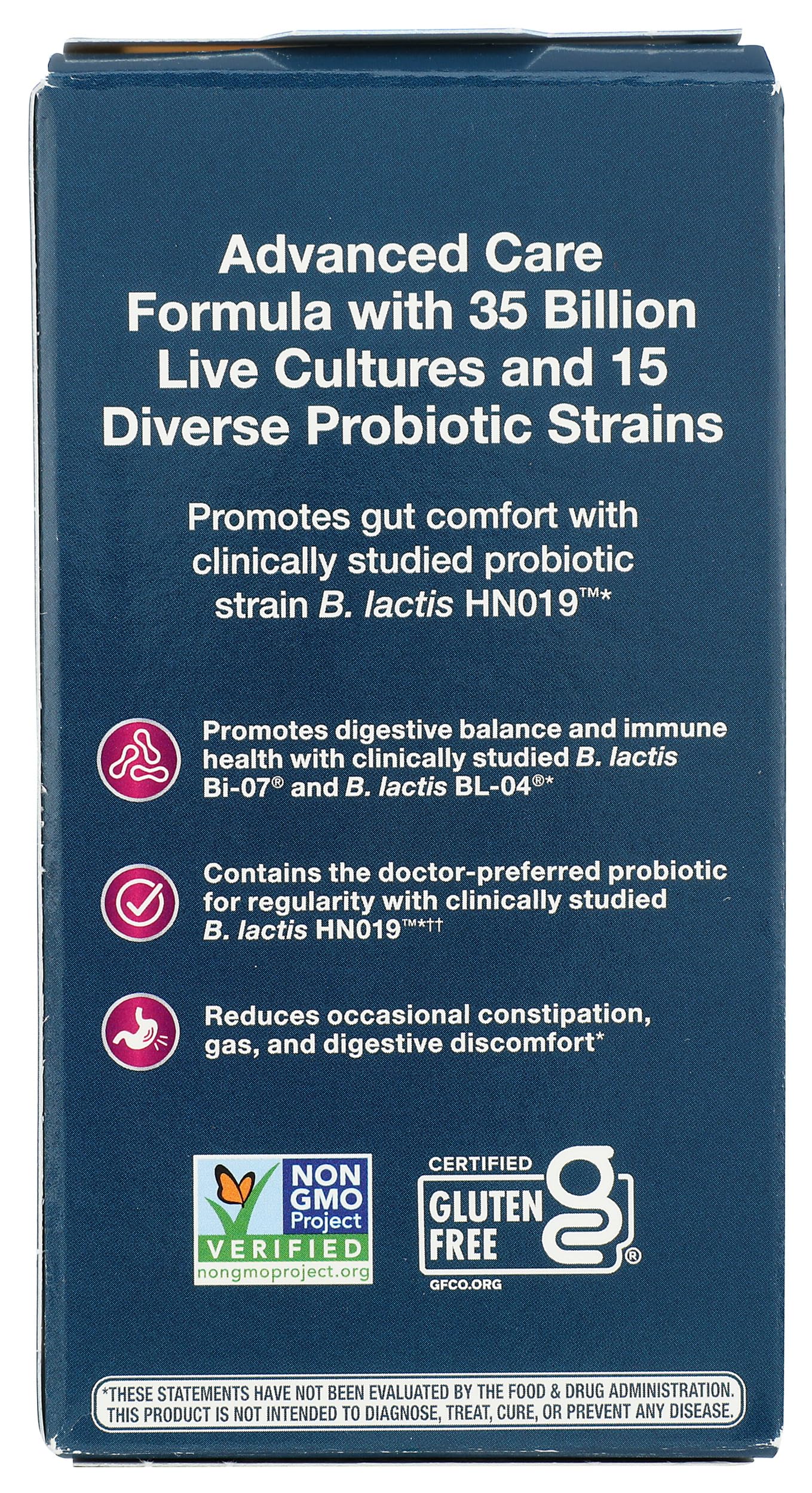 Nature's Way Fortify Optima Daily Probiotic, 35 Billion, 15 Strains, Prebiotic, 60 Capsules