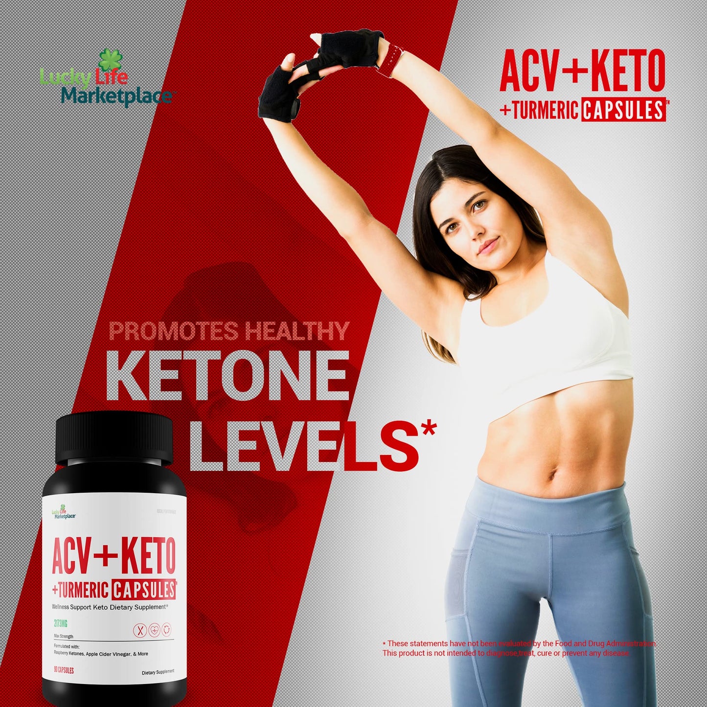 Generic ACV + Keto + Turmeric Capsule, 1 Count