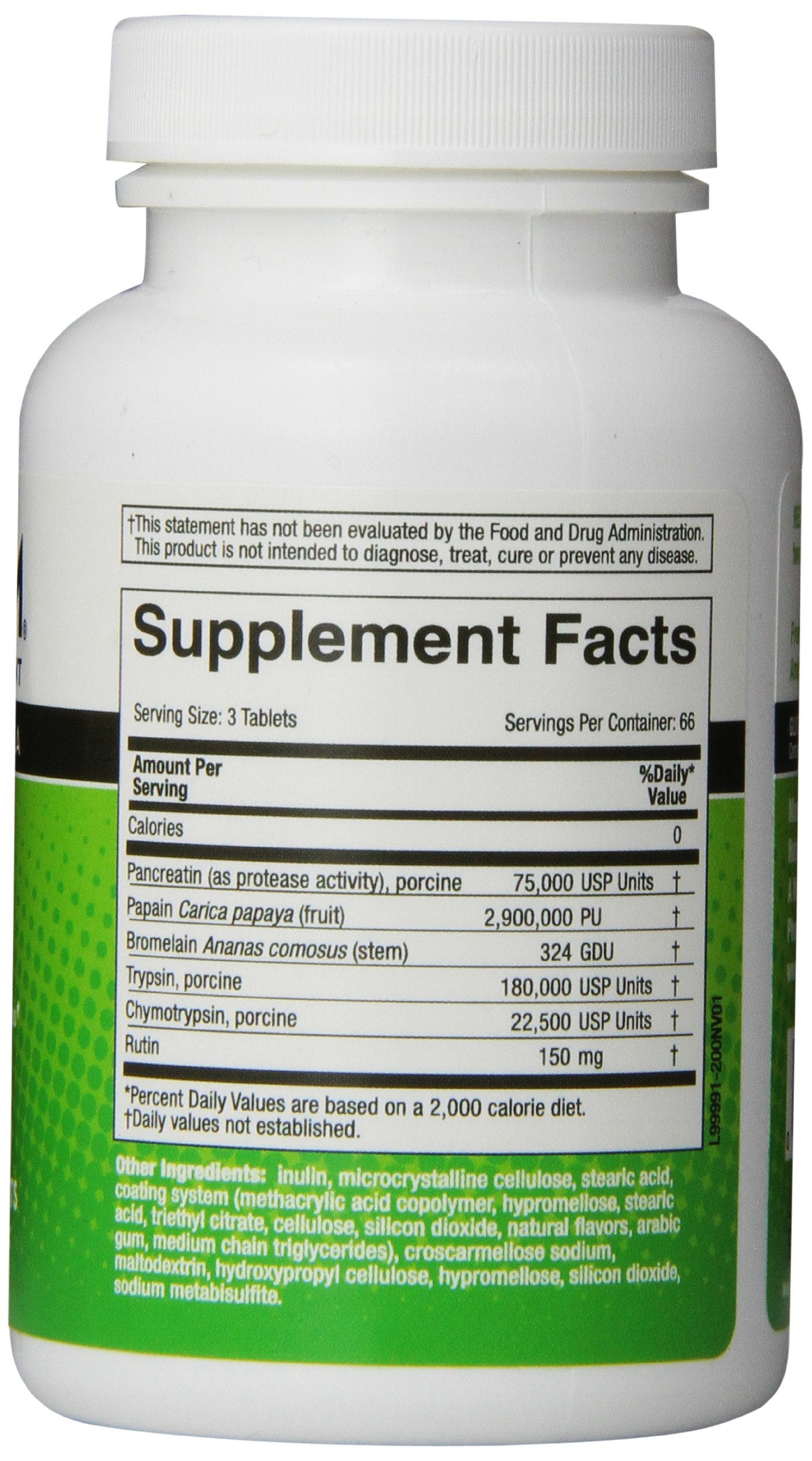 Medizym Naturally Vitamins Systemic Enzyme, Joint & Immune Support Tablet 200