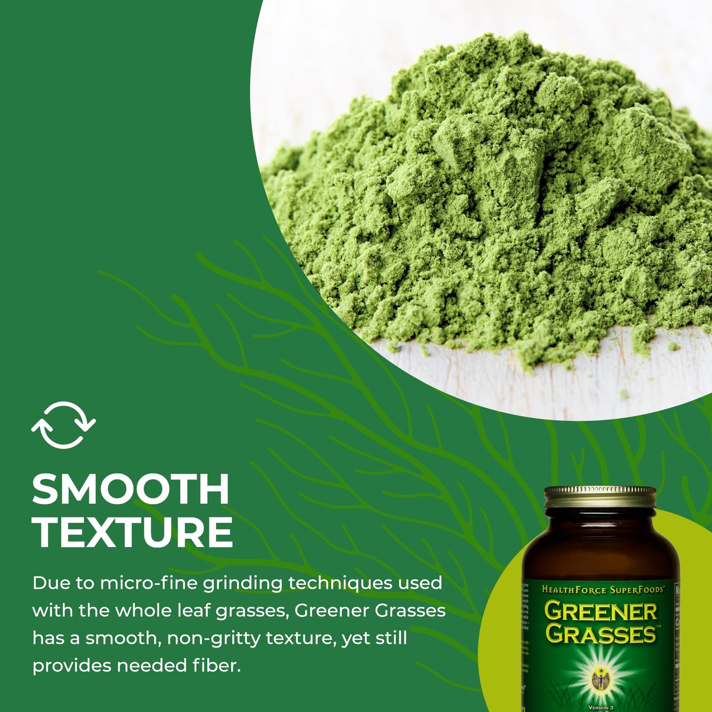 HealthForce SuperFoods Greener Grasses Alkalizer Powder 10 oz