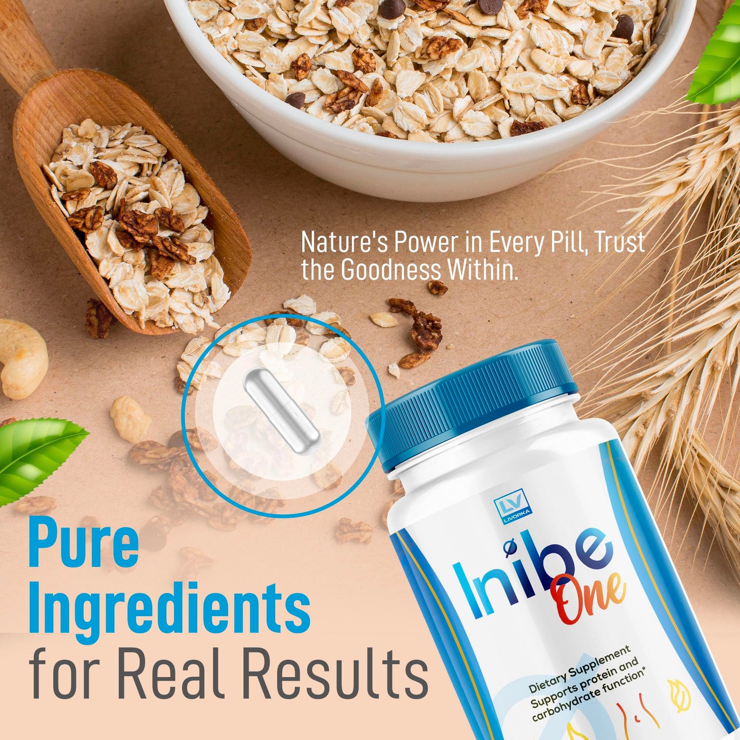 LIVORKA Inibe One Advanced Formula Capsules, 60 Count