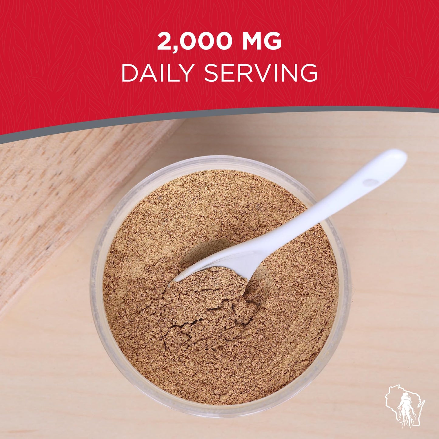 Dairyland Management LLC Red Panax Ginseng with Natural Ginsenosides Powder, 8 oz