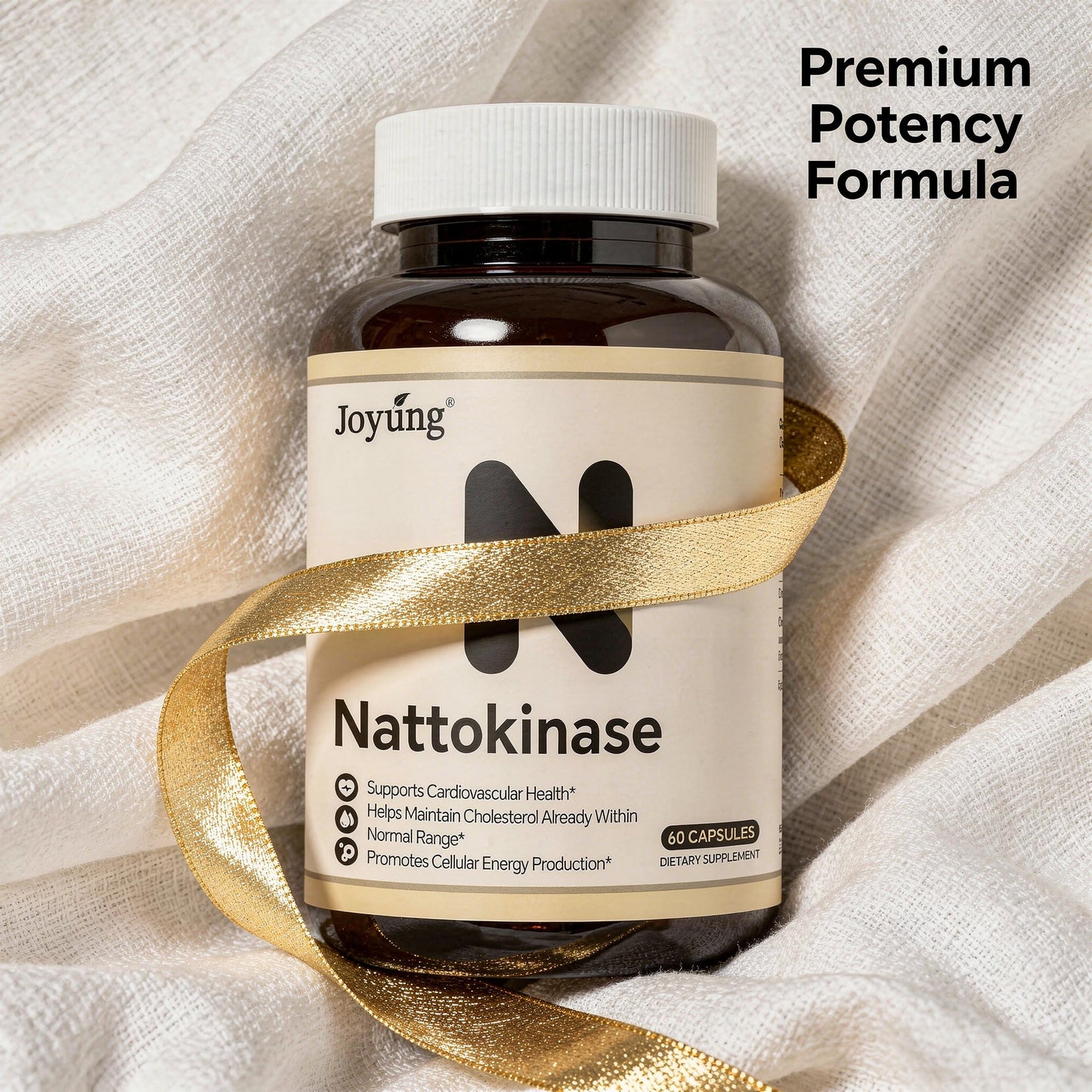 Joyung Nattokinase 4000FU with CoQ10 200mg Capsule, 60 Capsules