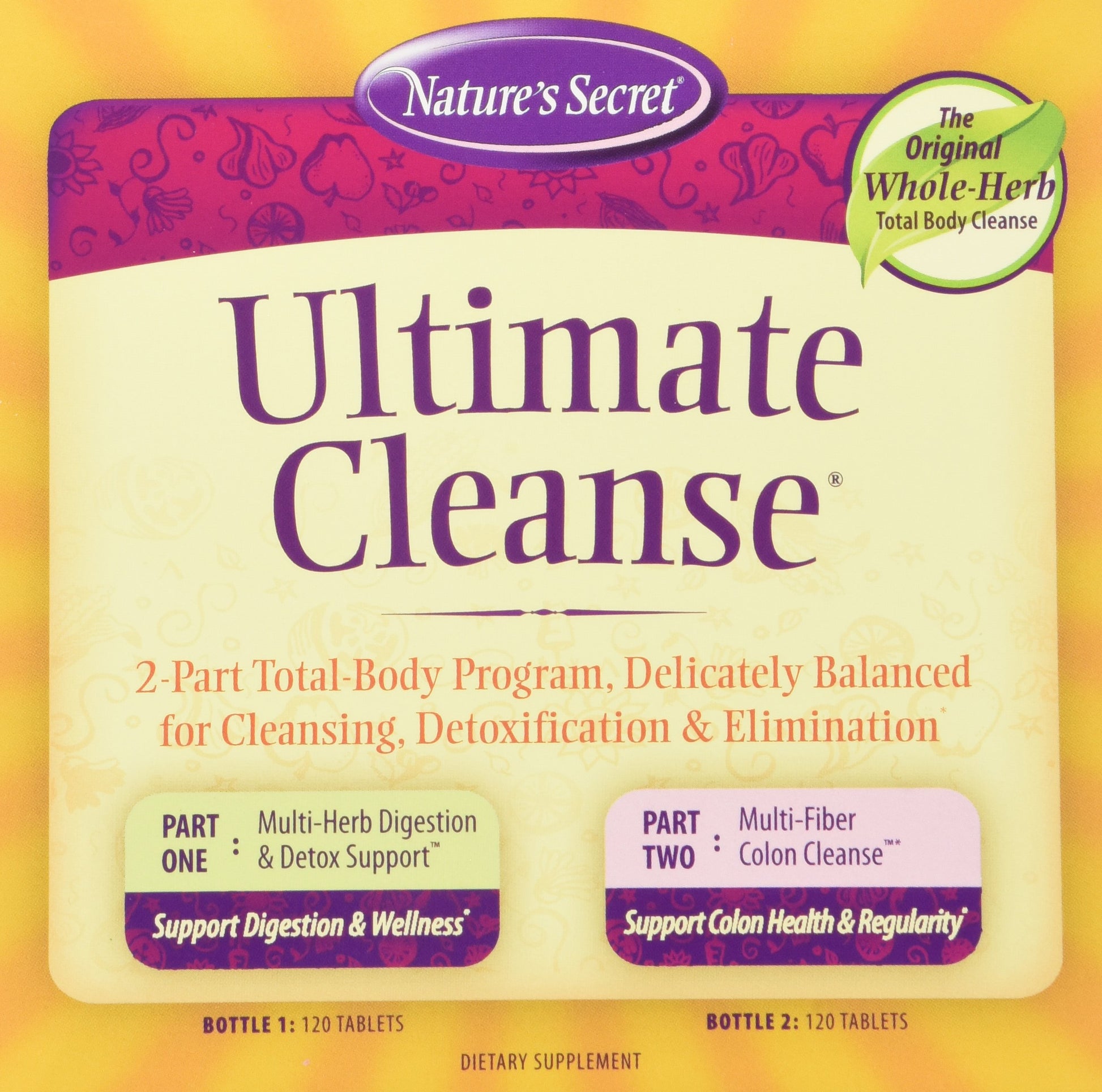 Nature's Secret Ultimate Cleanse Kit 120 Tablets
