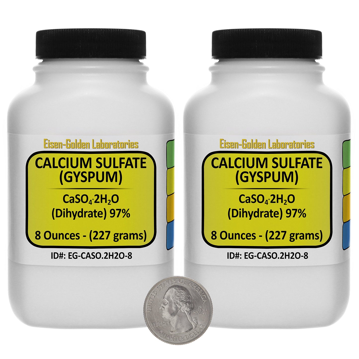 Eisen-Golden Laboratories Calcium Sulfate Dihydrate [CaSO4.2H2O] 97% AR Grade Powder, 16 oz