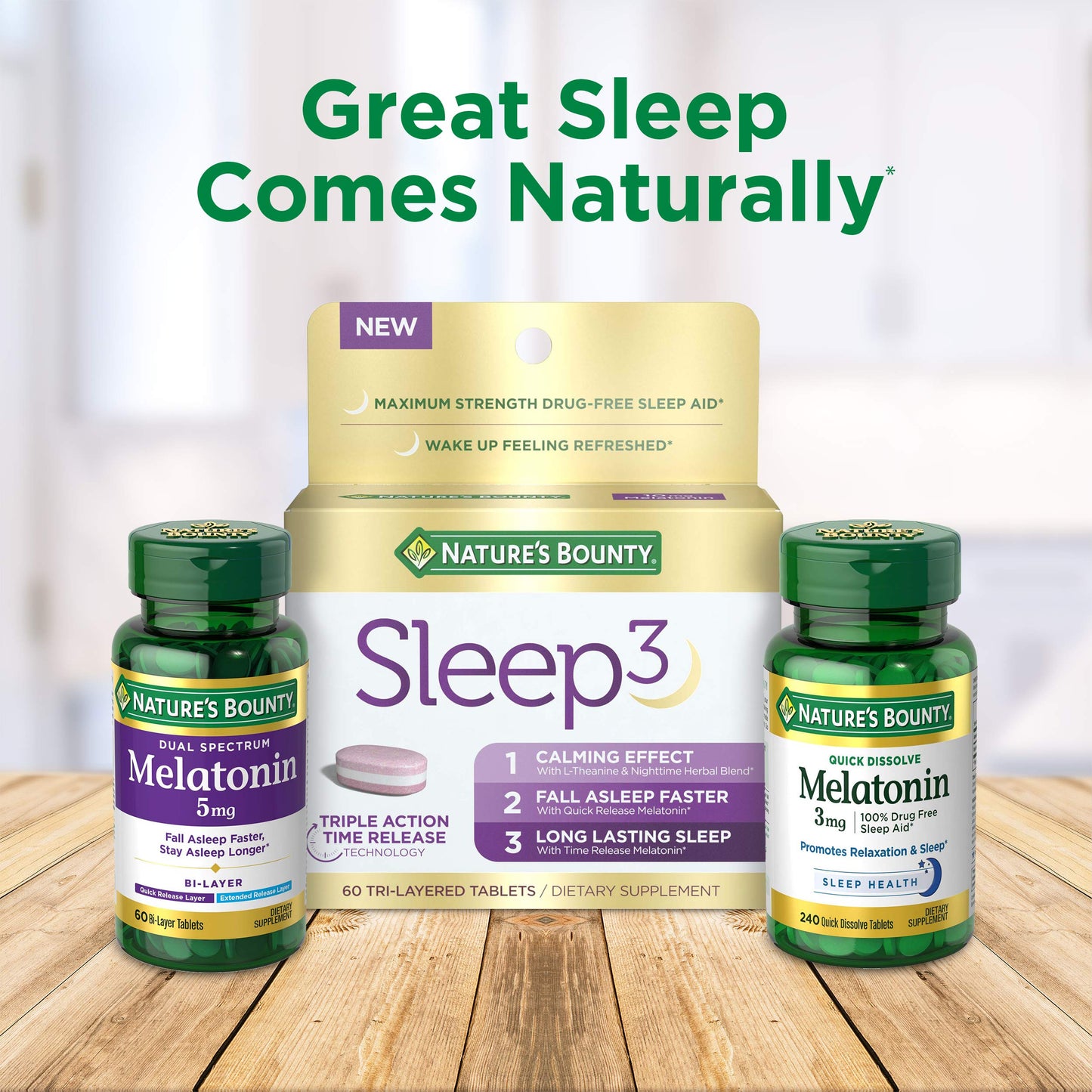 Nature's Bounty Melatonin Softgels 5mg 180 Count