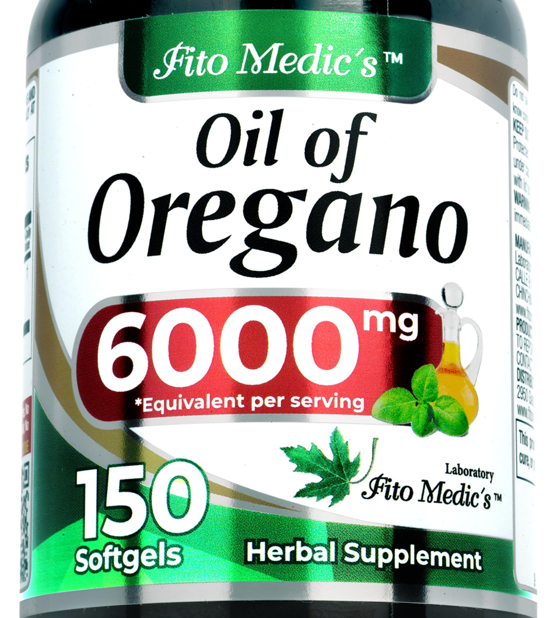 FITO MEDIC'S Oil of Oregano Softgels 150