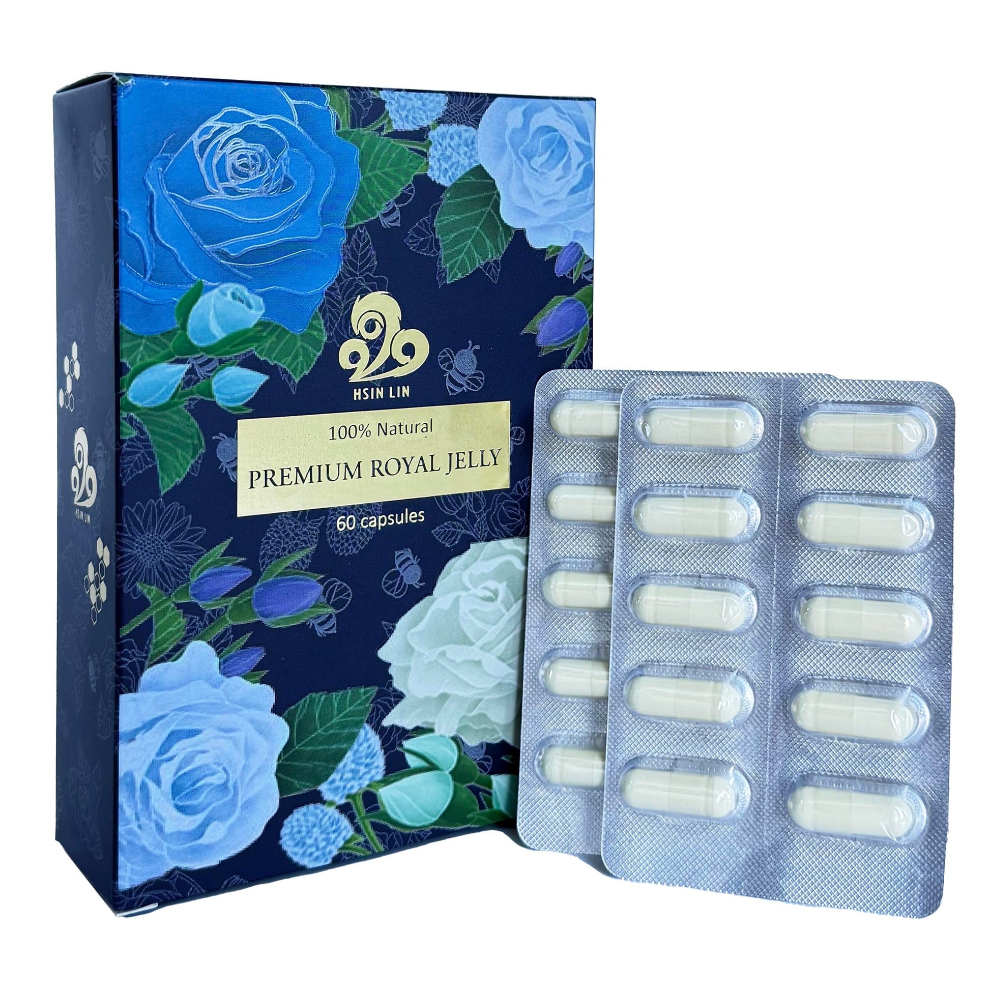 Hsin Lin Premium Royal Jelly 500mg Capsule, 60 Capsules