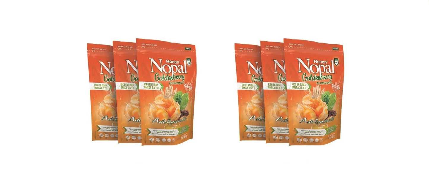 NOPAL MIX GOLDENBERRY (Aguaymanto) 100% Natural High Fiber Blend Powder Fiber 96