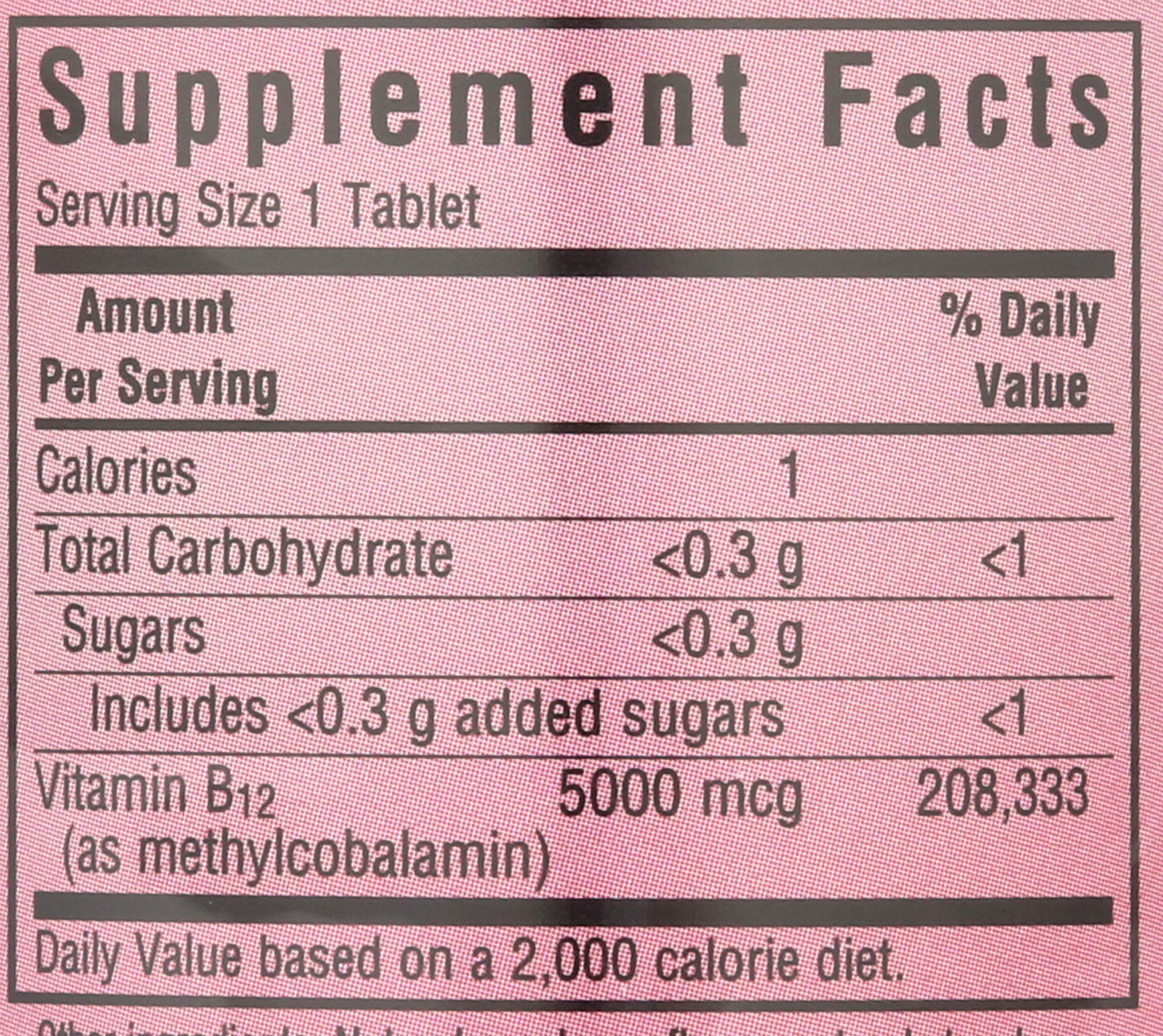 BlueBonnet Methylcobalamin 5000 mcg Chewable Tablets, CellularActive, 60 Count