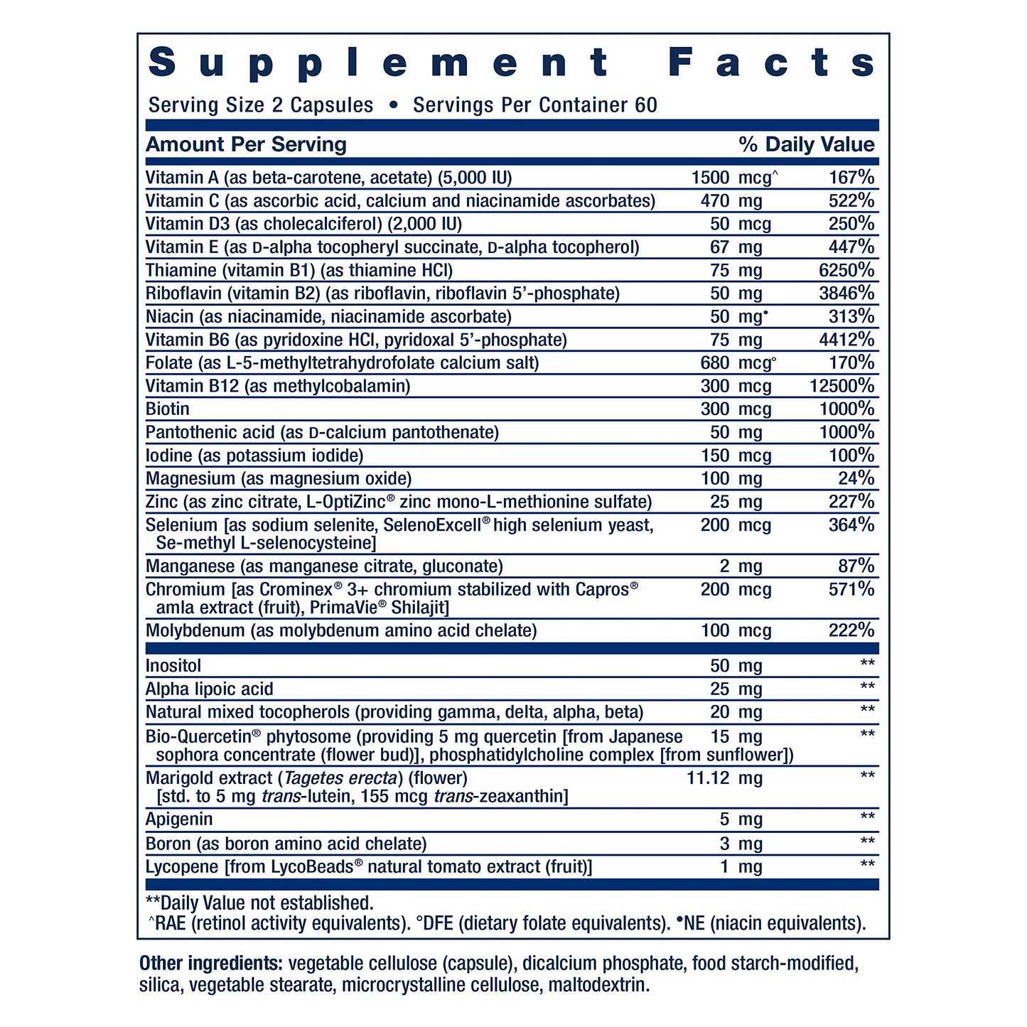 Life Extension Two-Per-Day Multivitamin, 120 Capsules