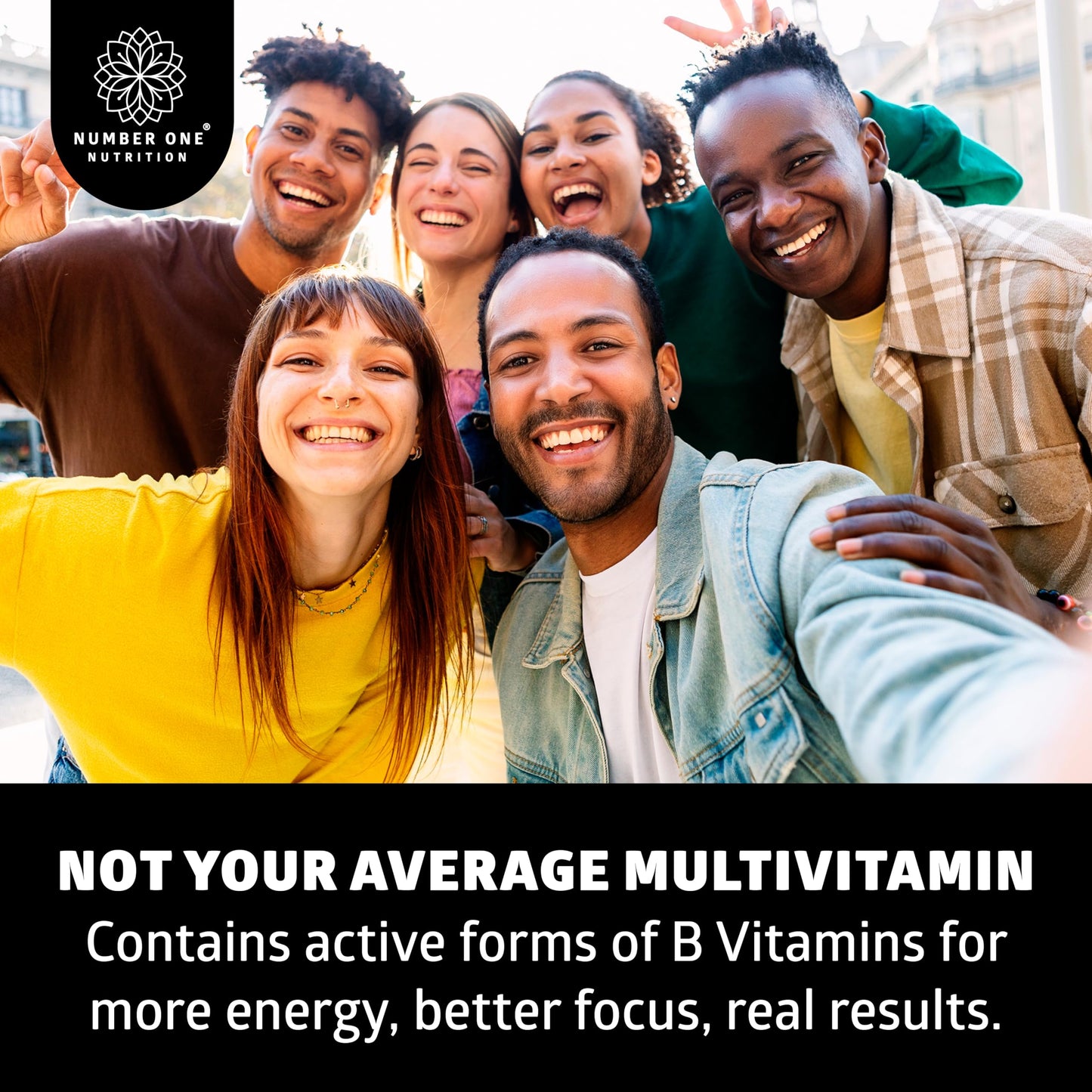 Number One Nutrition Methylated Multivitamin for Women & Men Capsules, 120 Count