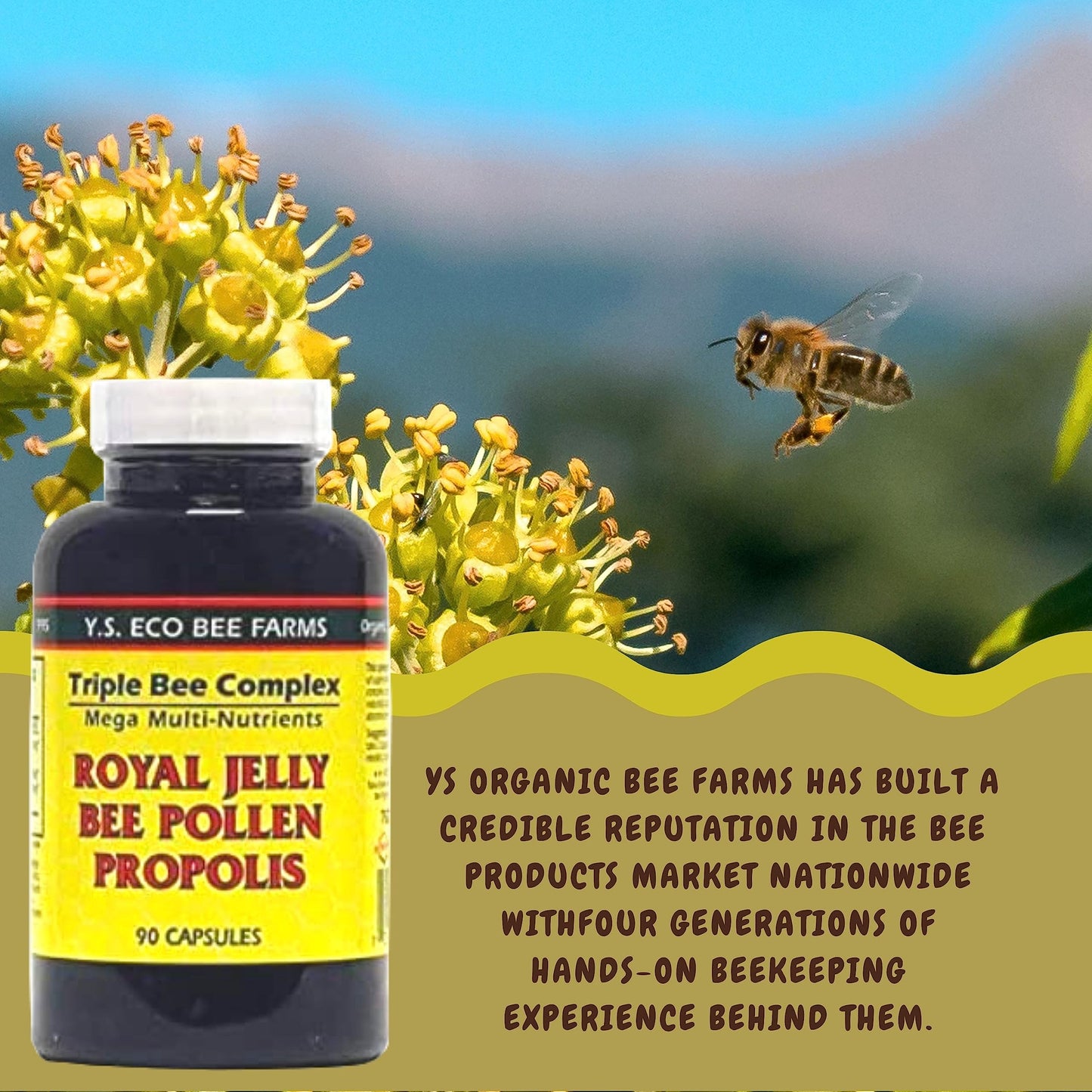 Worldwide Nutrition Triple Bee Complex Capsule 90 Count