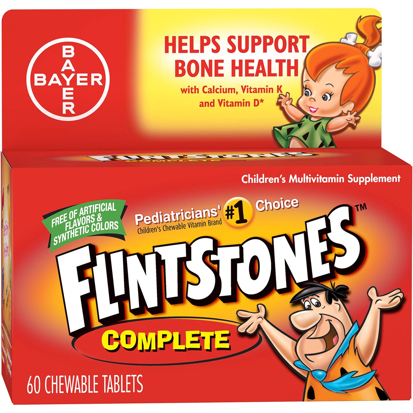 Flintstones Vitamins Complete Children's Multivitamin, Tasti Smooth Chewable, 240 Tablets