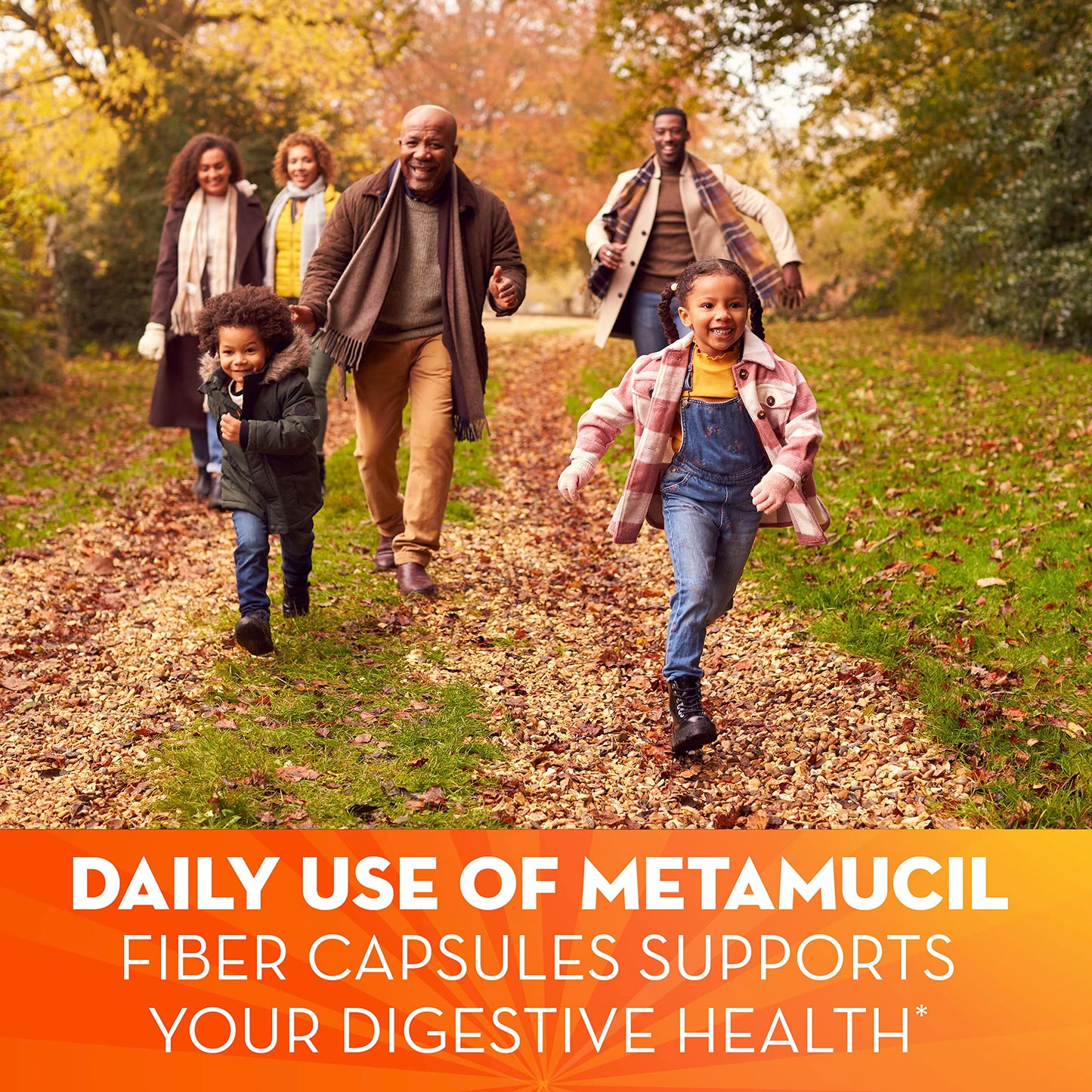 Metamucil 3-in-1 Psyllium Husk Fiber Capsules, 160 Capsules
