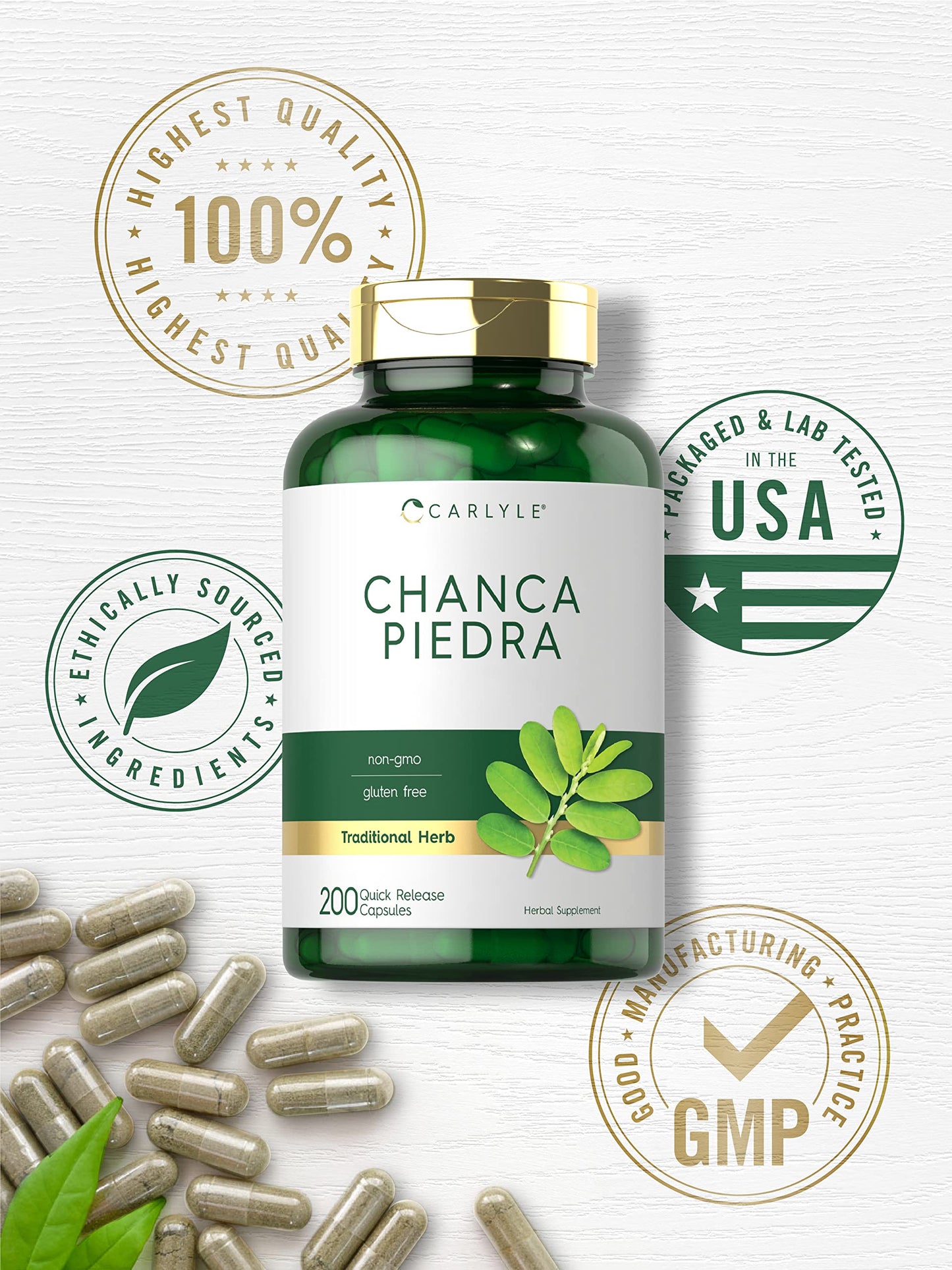 Carlyle Chanca Piedra Capsules 200