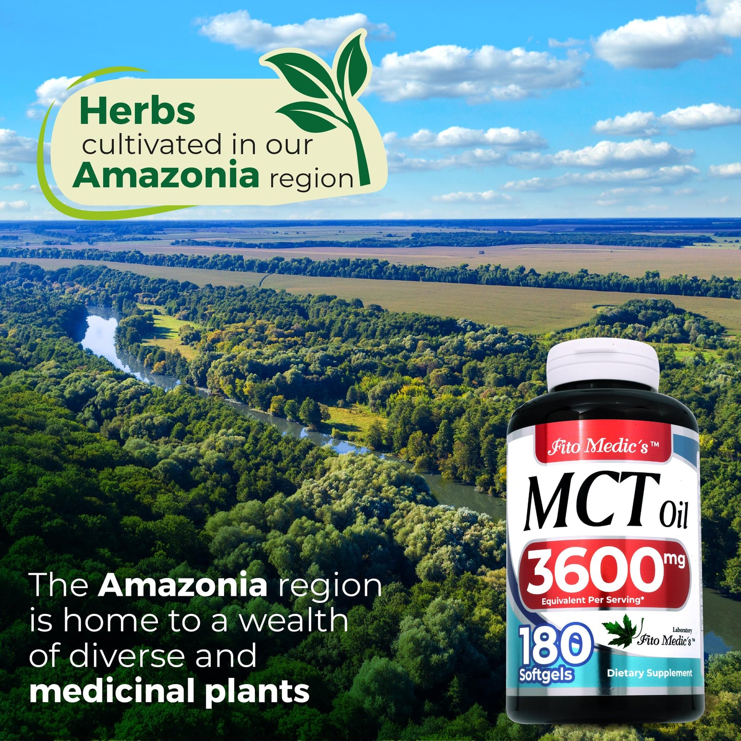 FITO MEDIC'S MCT Oil Softgels 180
