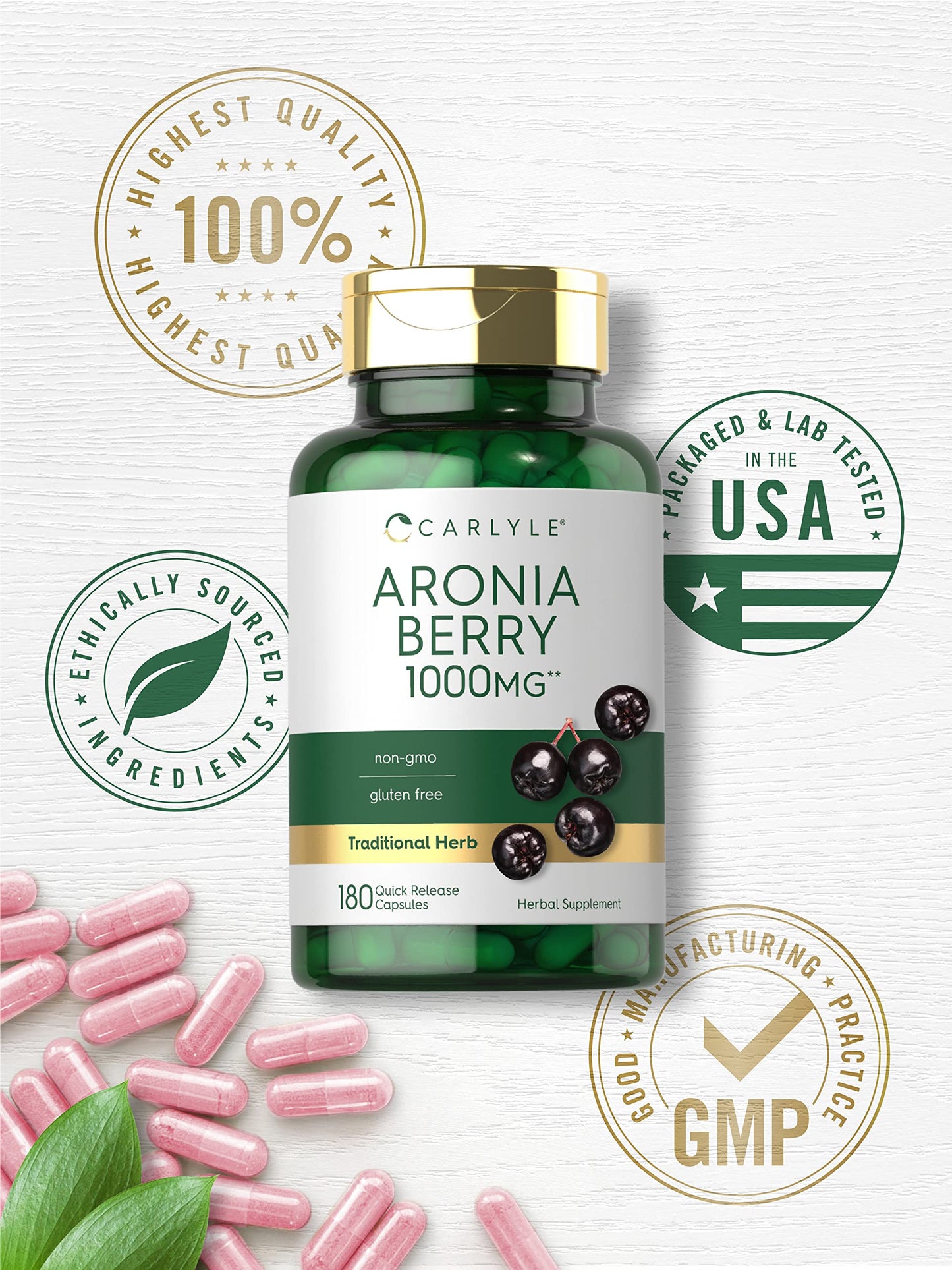 Carlyle Aronia Berry 180 Capsules