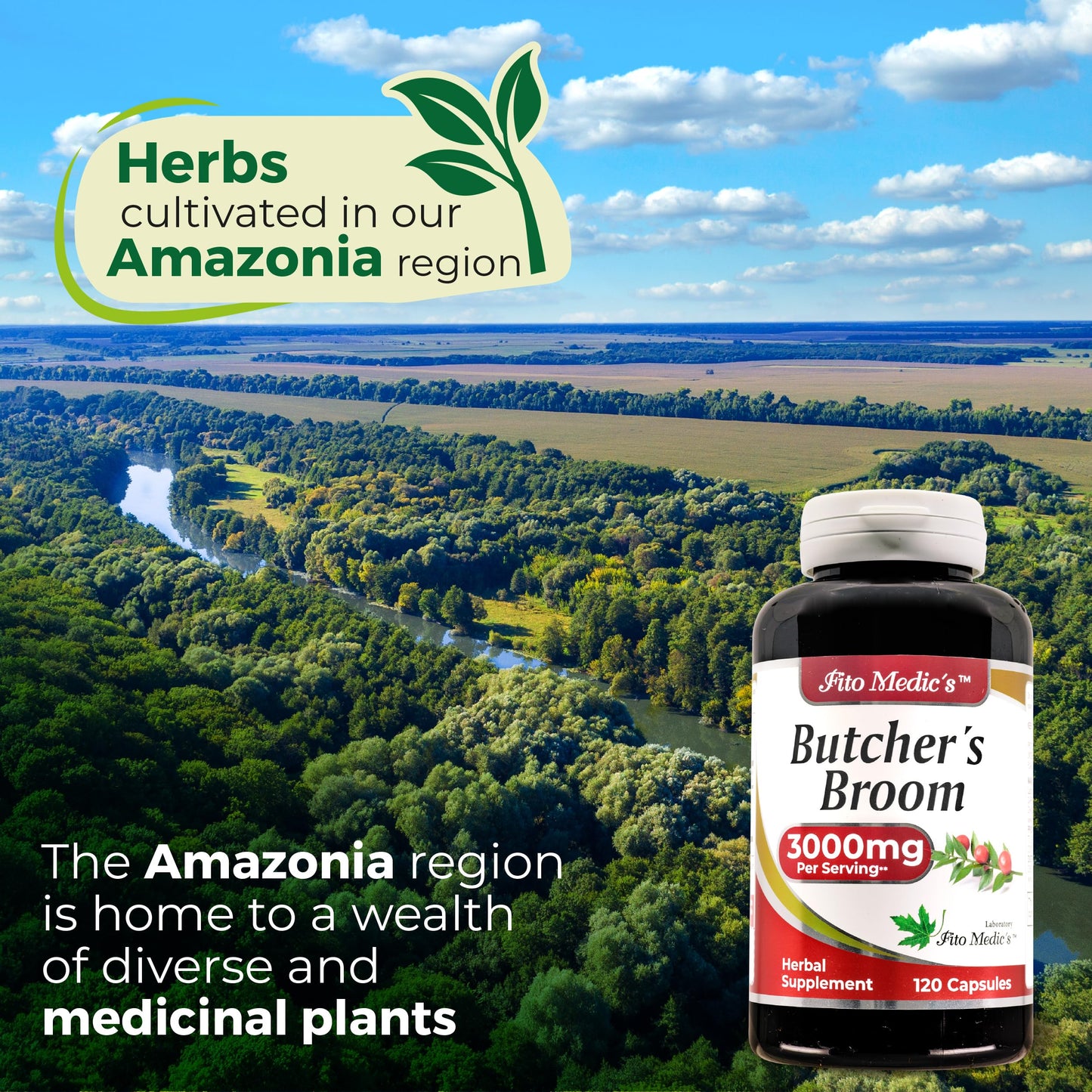 FITO MEDIC'S Butcher’s Broom Capsules 120