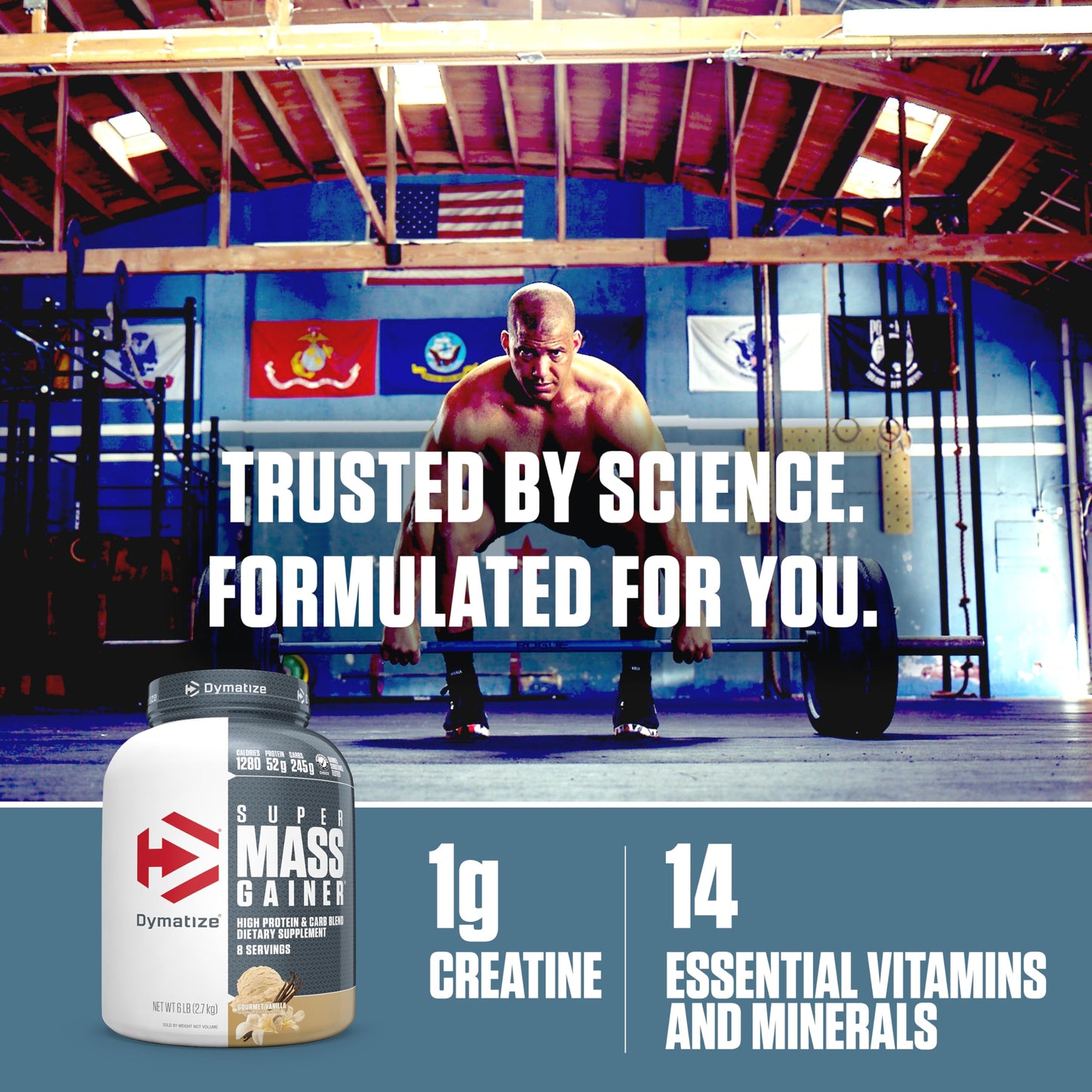 Dymatize Super Mass Gainer Protein Powder, 96