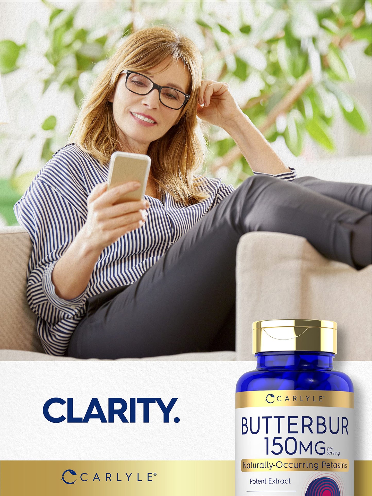 Carlyle Butterbur Supplement 150 mg 180 Capsules