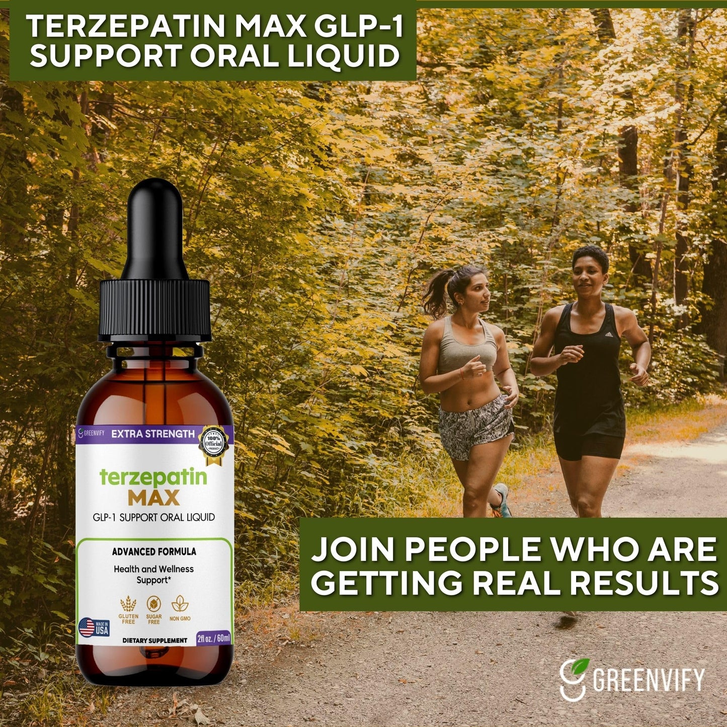 GREENVIFY Terzepatin MAX Extra Strength GLP-1 Support Capsule, 60 Capsules