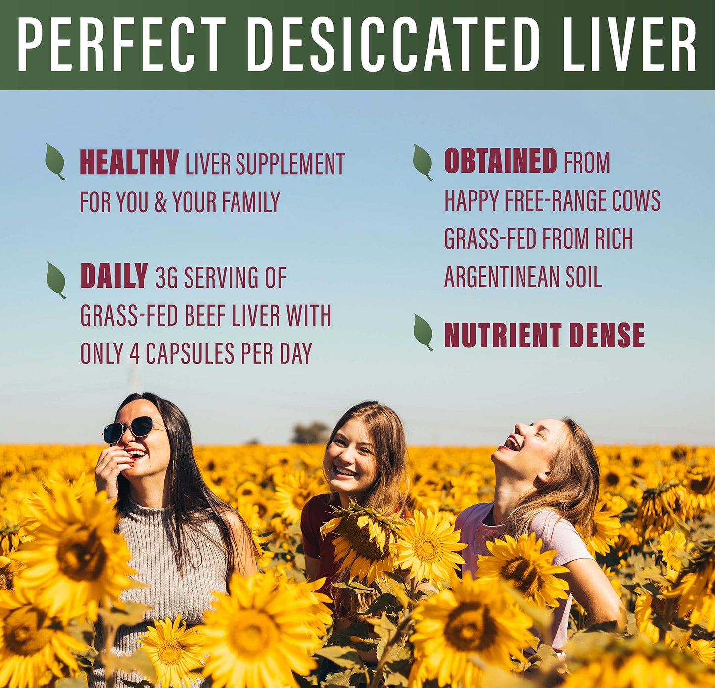 Perfect Supplements Desiccated Beef Liver Capsules (240 Count)