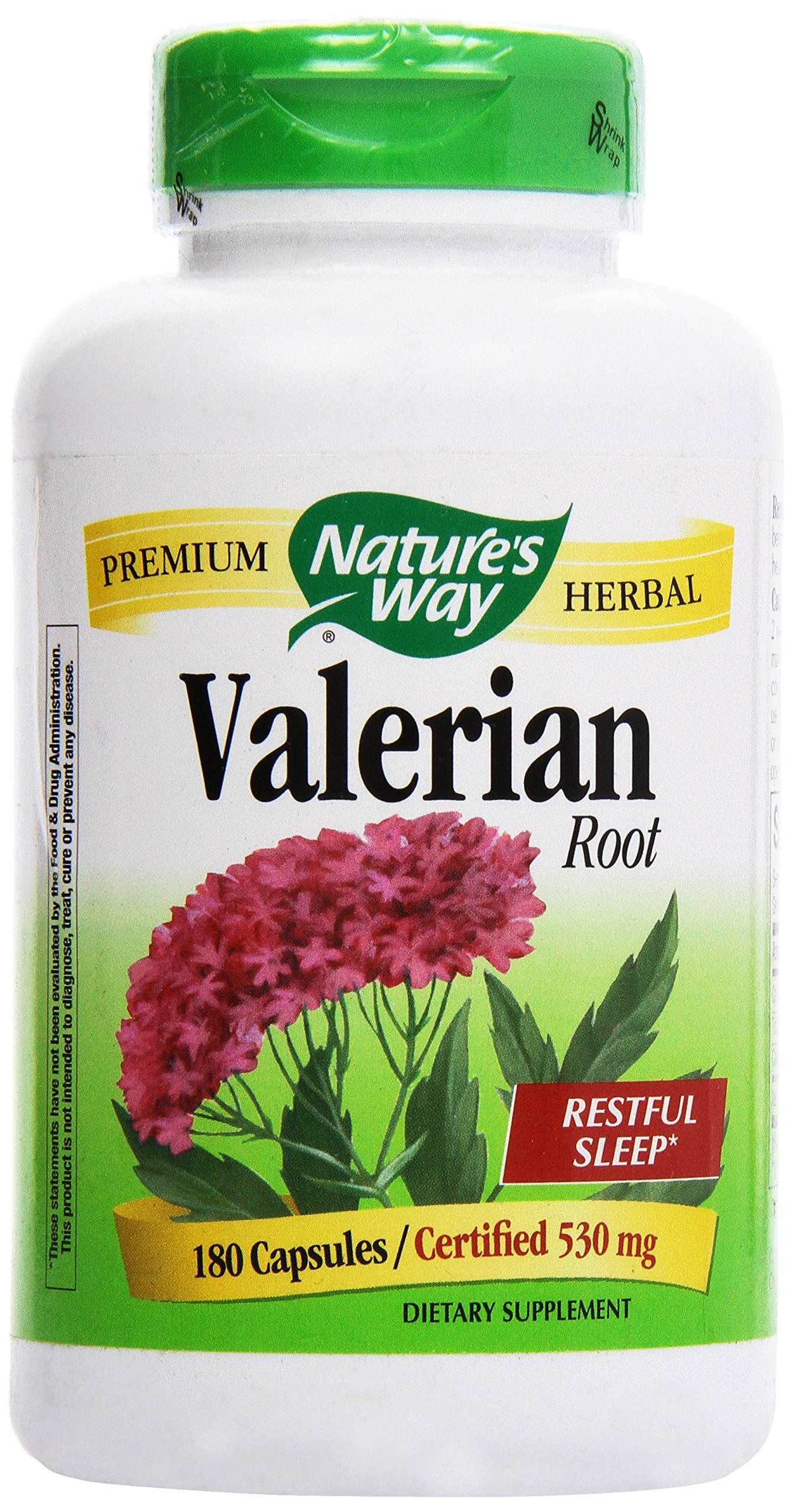 Nature's Way Valerian Root Capsules 180 Count