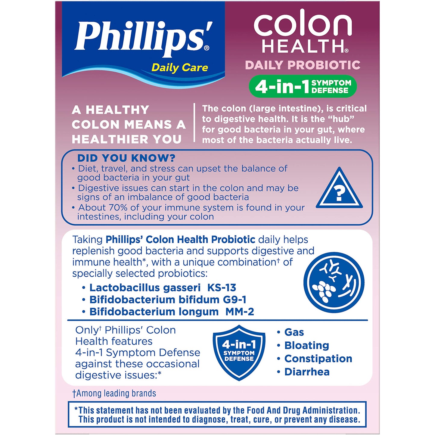 Phillips' Colon Health Probiotic Capsules, 30 Count