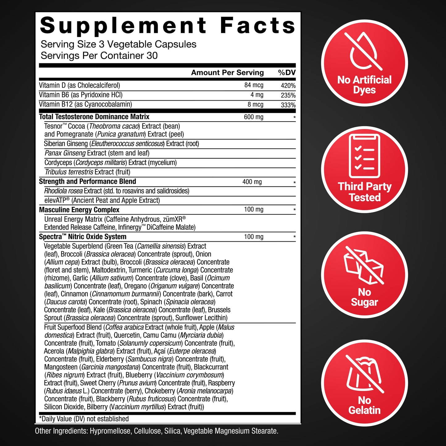 Force Factor Test X180 Unleashed Testosterone Support Capsule 90 Count