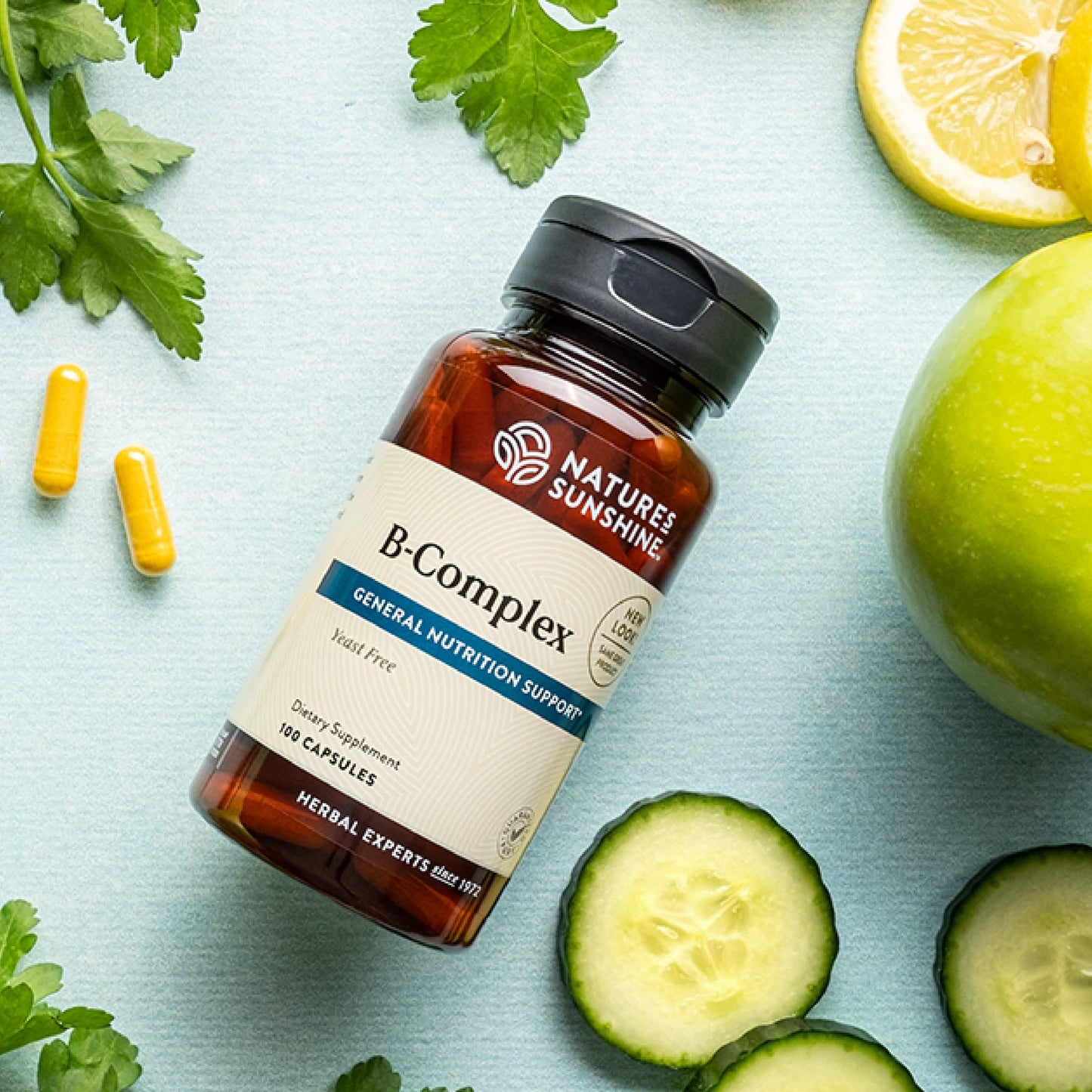 Nature's Sunshine Vitamin B-Complex Capsules 100