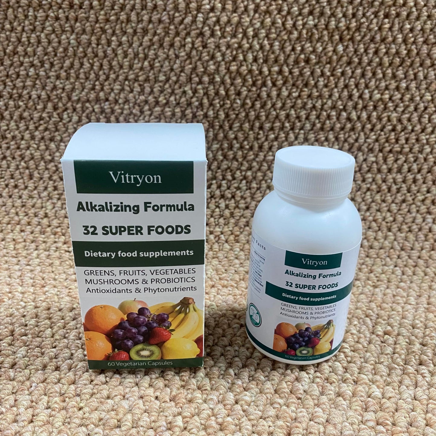 Vitryon Fruit and Vegetable Supplements for Adults & Kids Chewable 150 Count