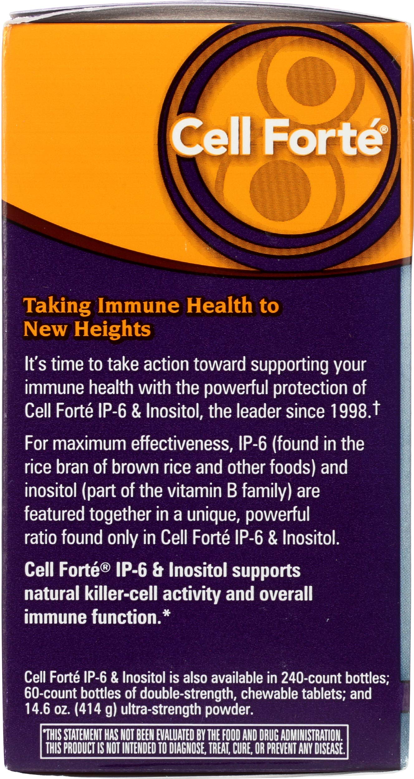 Enzymatic Therapy Cell Forte IP6 and Inositol Capsules, 120 Capsules