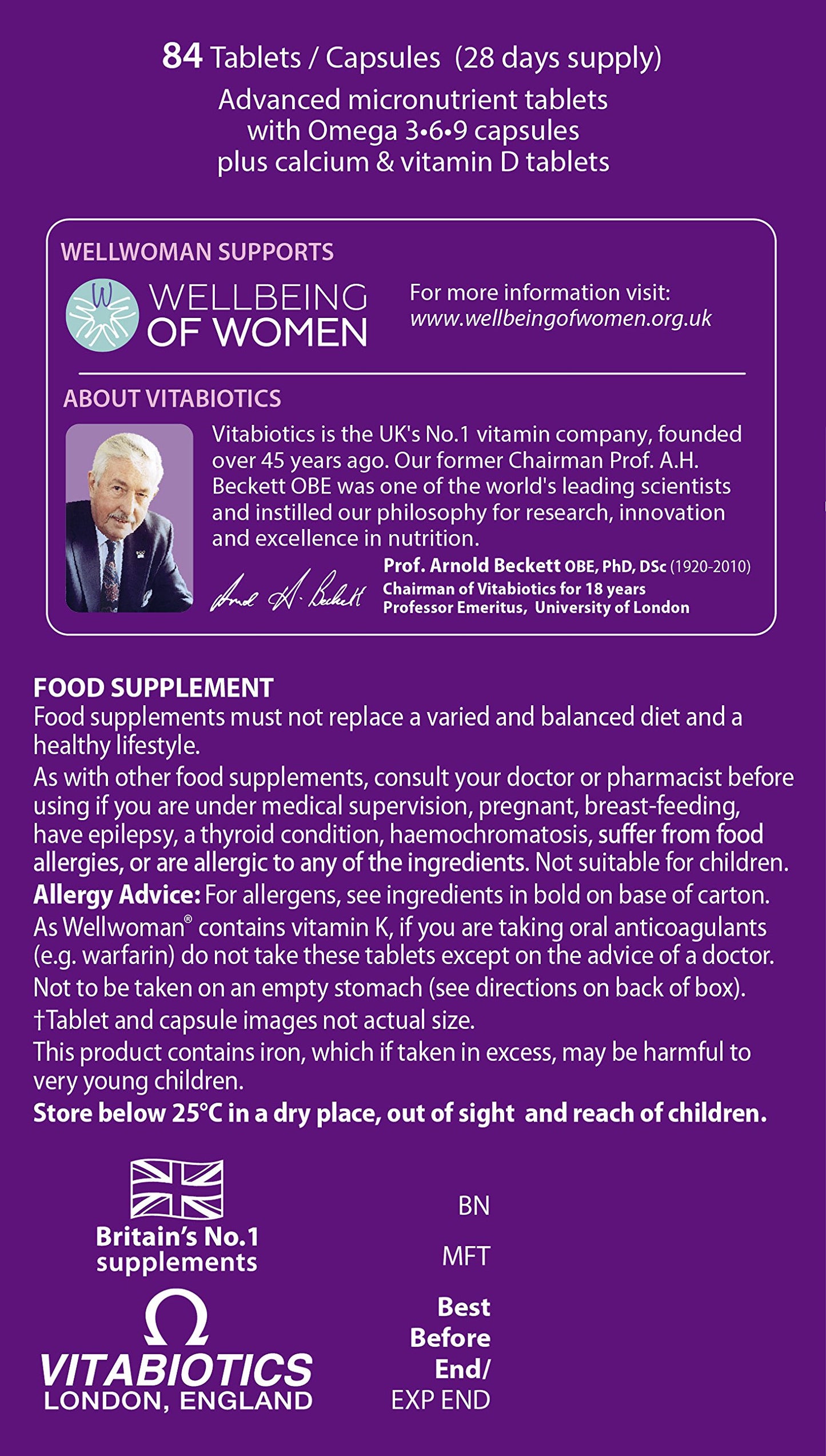 Wellwoman Max Capsules, 84 Capsules