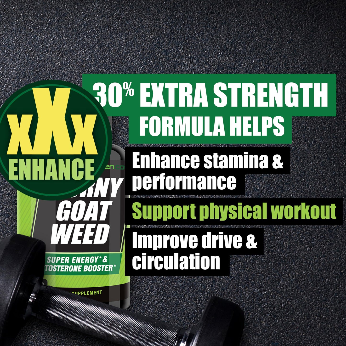 THELABSMENCO Horny Goat Weed for Men Capsule 60 Count
