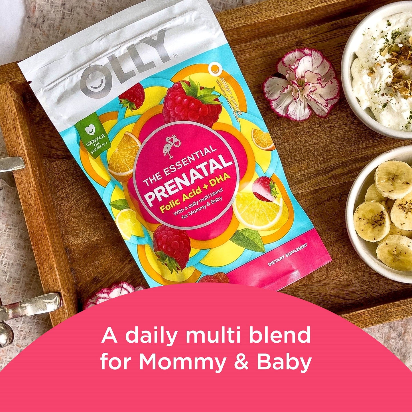 OLLY Prenatal Multivitamin Gummy, 80 Count