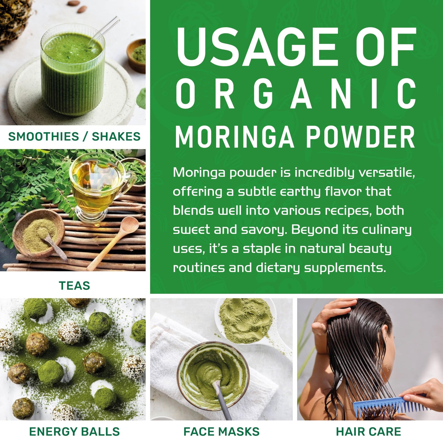 Jiva Organics Moringa Powder 20 oz