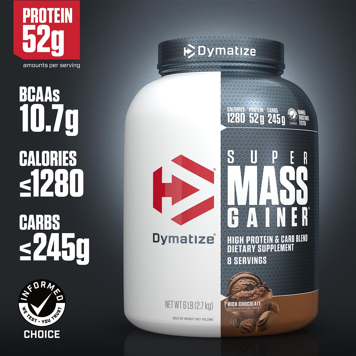 Dymatize Super Mass Gainer Protein Powder 96