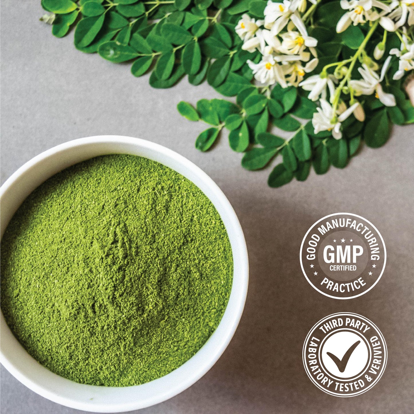 JD Botanics 100% Pure Moringa Capsules 120 Count