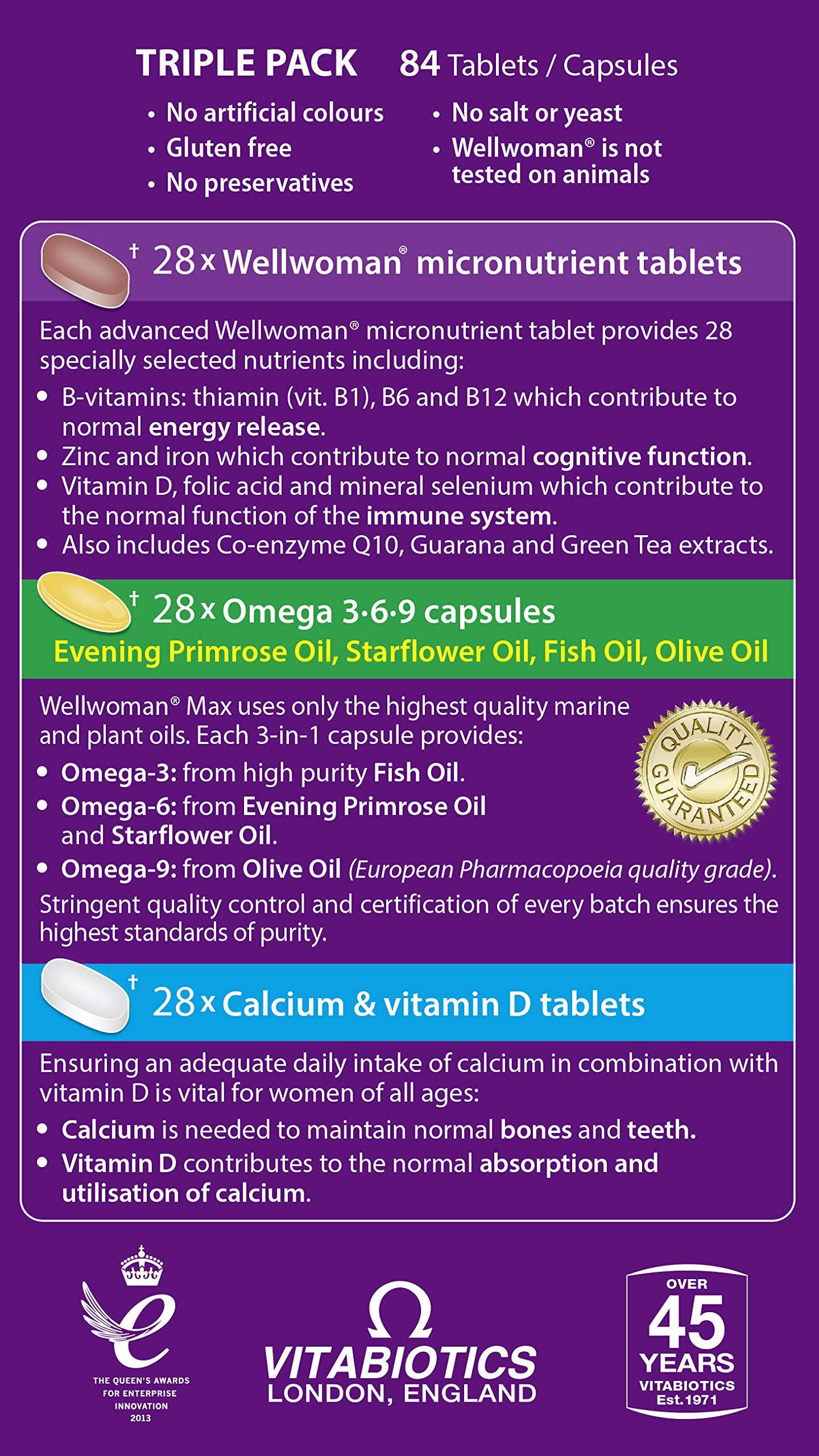 Wellwoman Max Capsules, 84 Capsules