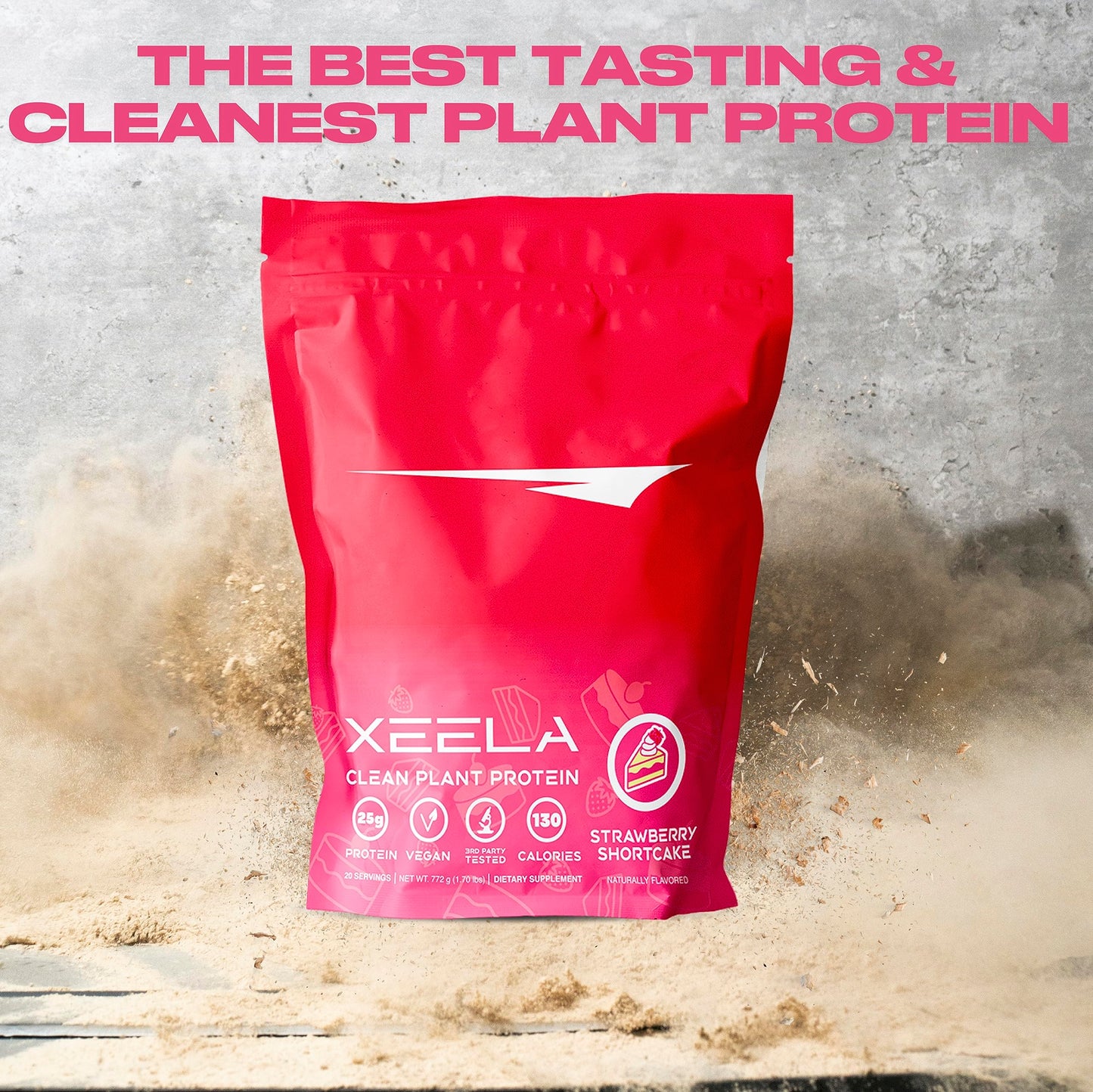 XEELA Plant Based Vegan Protein Powder, 1.62 lb