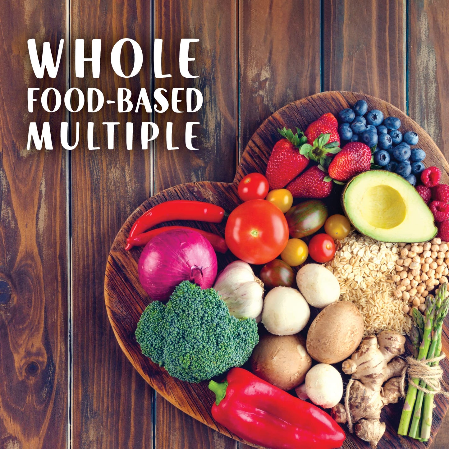 BlueBonnet Mens' ONE 40+ Whole Food-Based Multiple, Men Multivitamin for Men 40+ Capsule, 60 Count