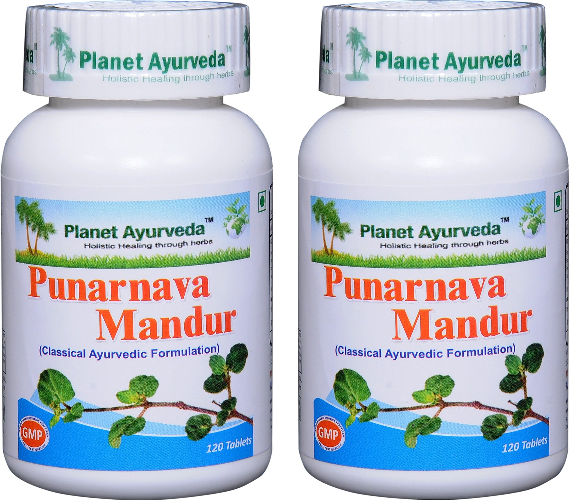 Planet Ayurveda Punarnava Mandur Herbal Tablets, 240 Tablets