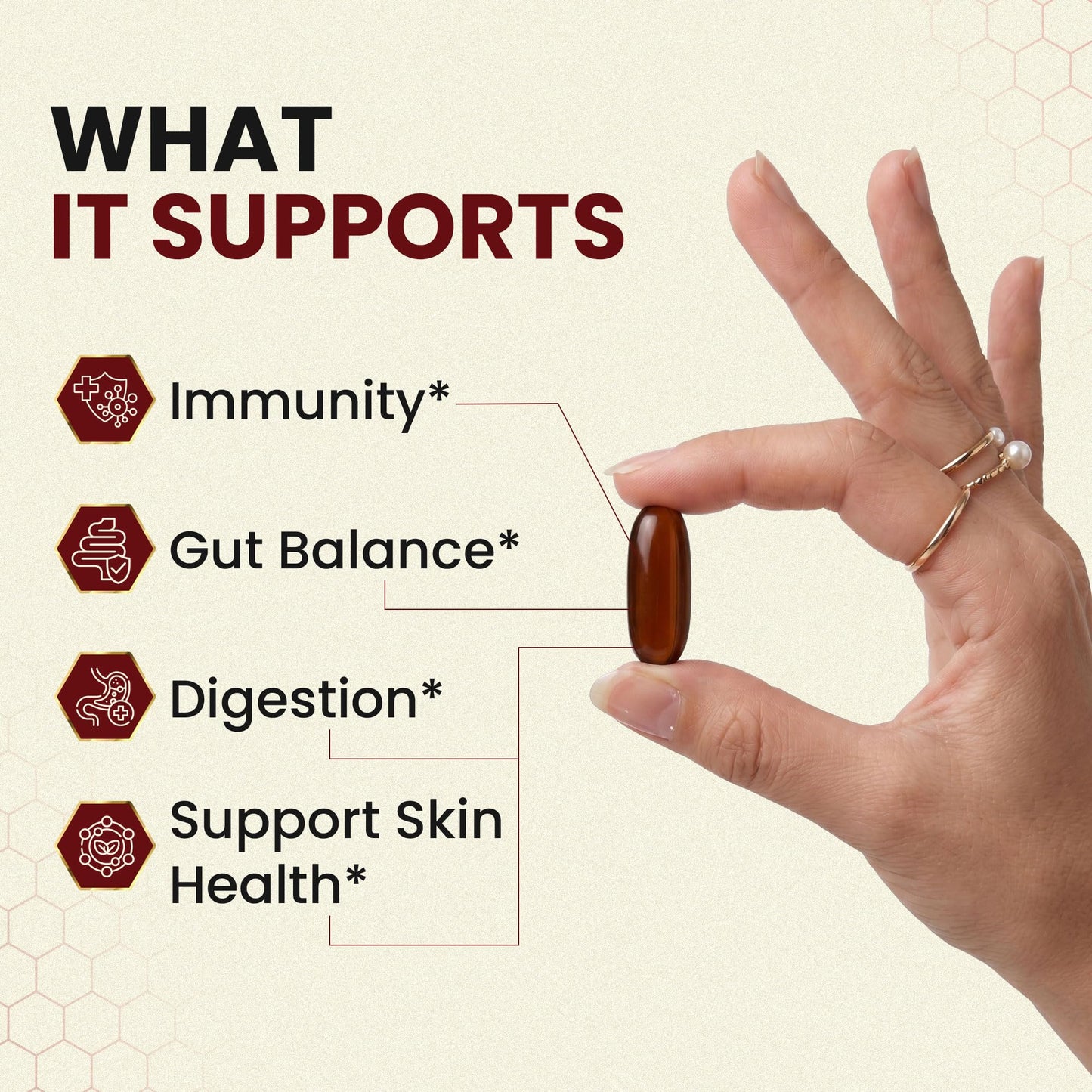 Essential Formulas Dr Ohhira's Propolis Plus Bee Propolis Capsule 30 Count