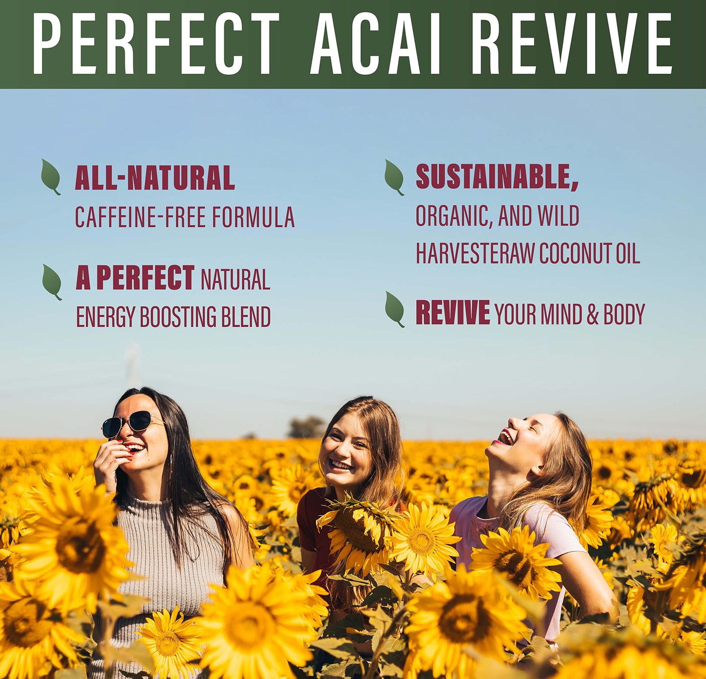 Perfect Supplements Perfect Acai Revive, 180 Capsules