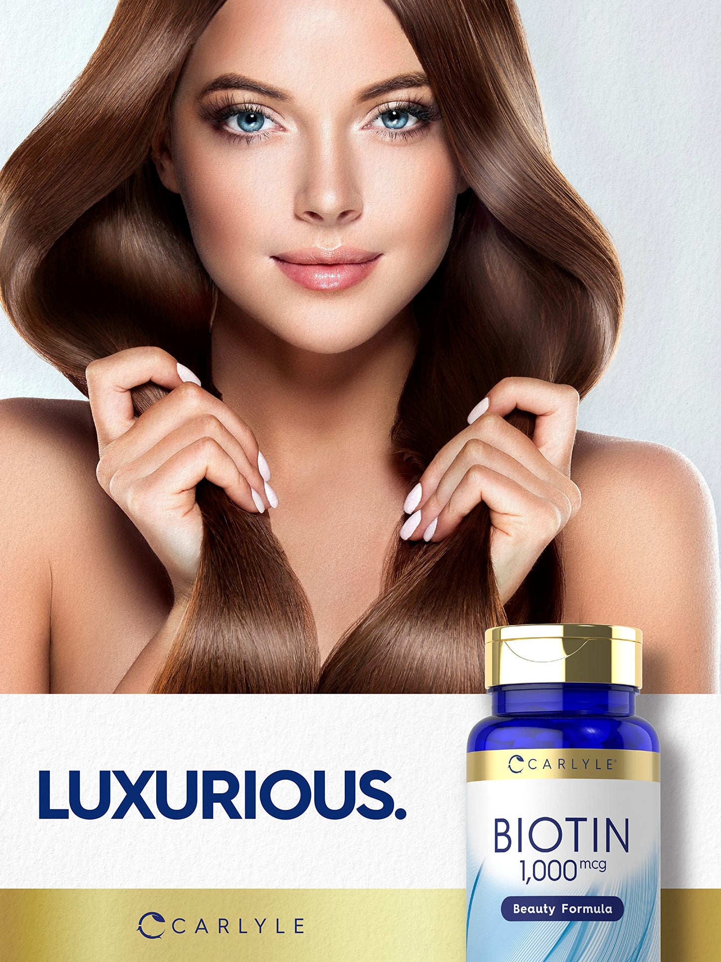 Carlyle Biotin 1000mcg Tablets, 250 Tablets