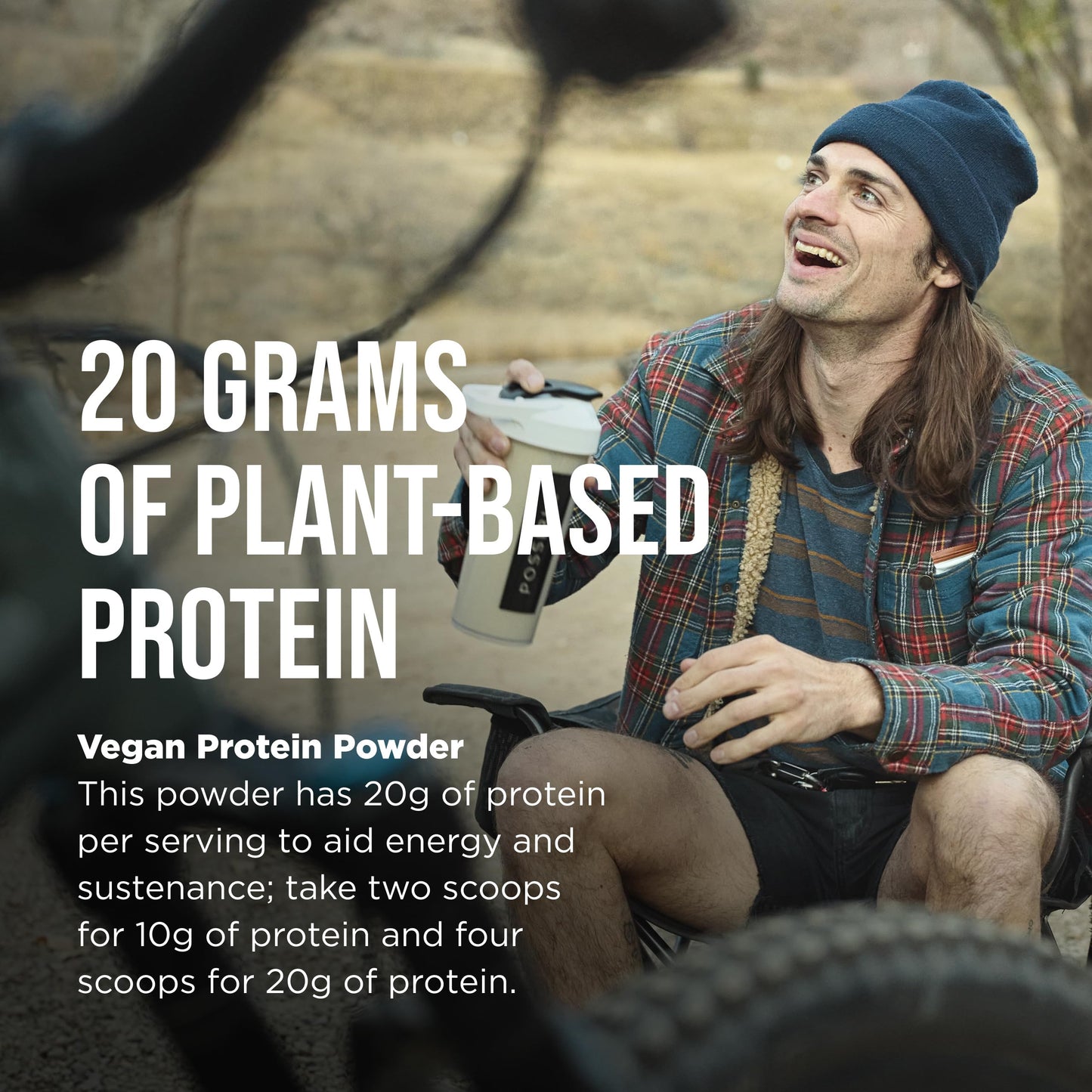 Possible Protein Powder Vanilla - Plant-Based Protein with Essential Amino Acids & BCAAs - 1.25 lb (Pack of 1) - 20